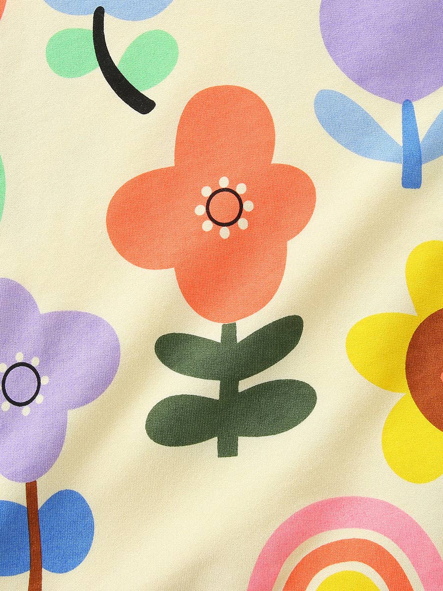 Kids Sweatshirt - Flower Print