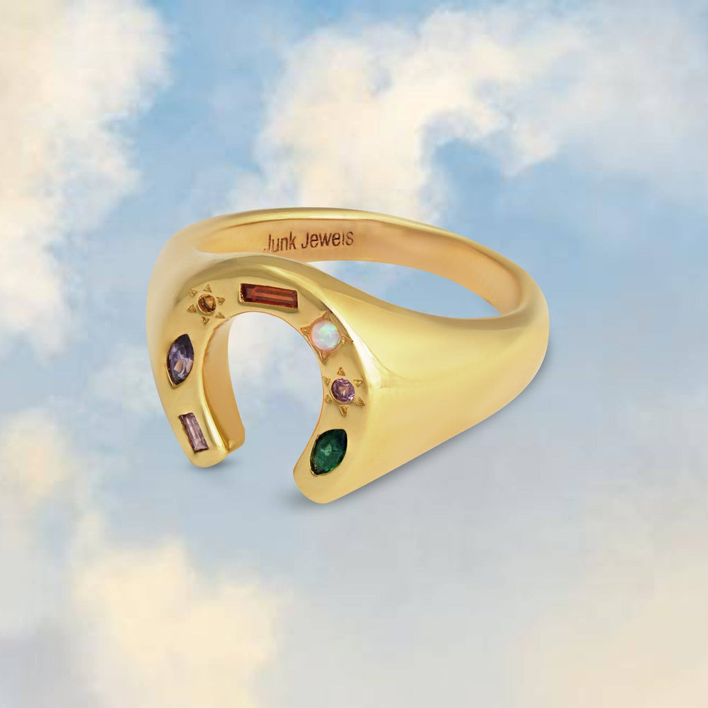 Kaleidoscope Lucky Charm Signet Ring