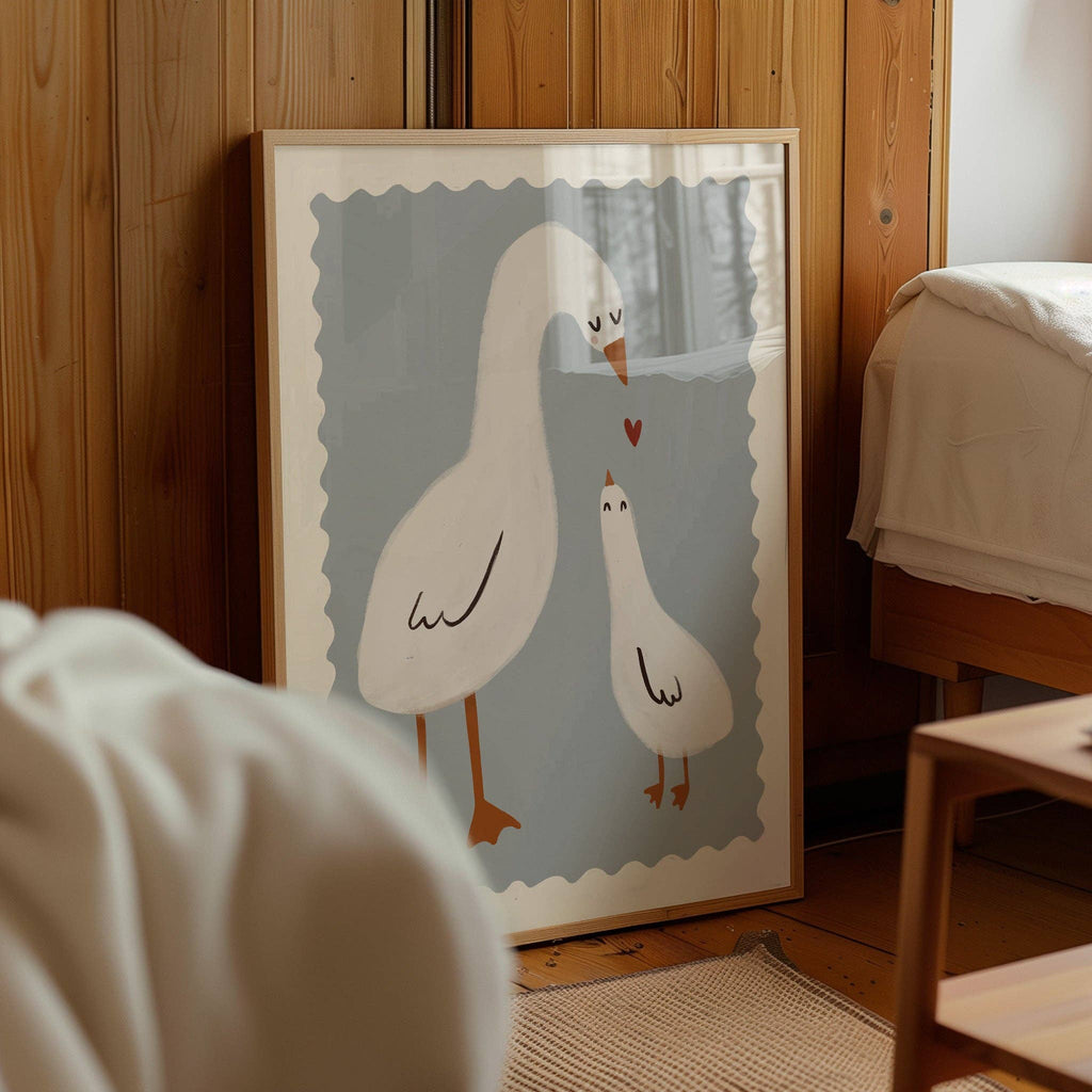 Nursery Print - Mama Duck