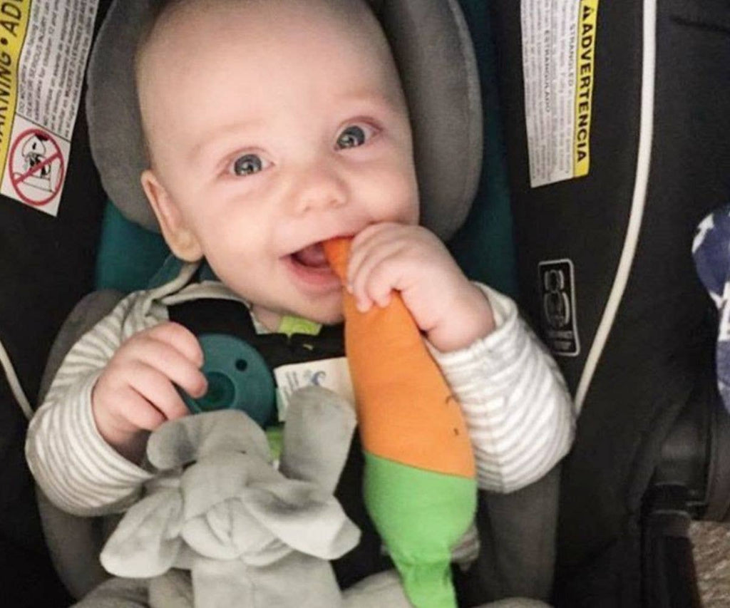 Organic Cotton Carrot Baby Toy