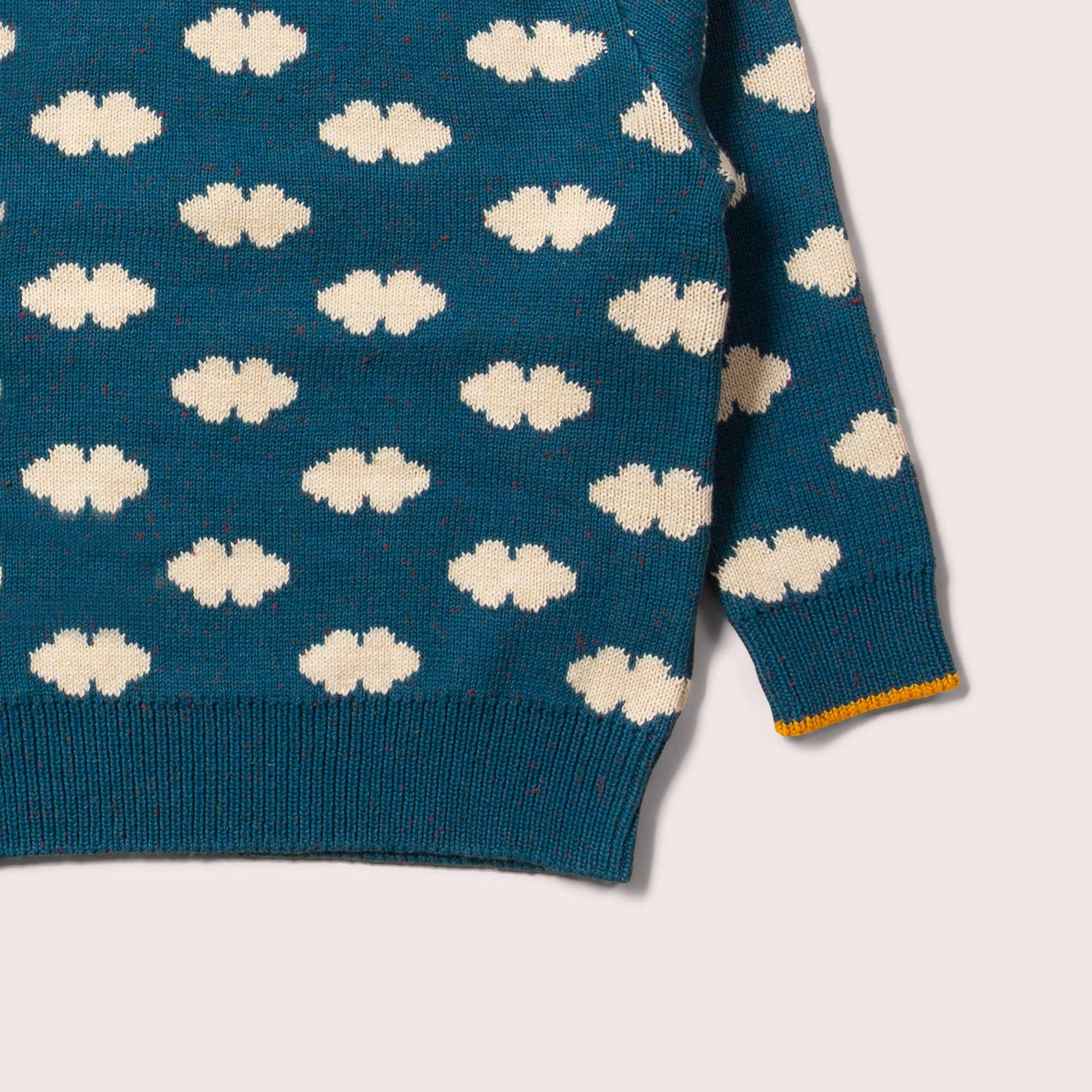 Teal Cloud Snuggly Knitted Jumper