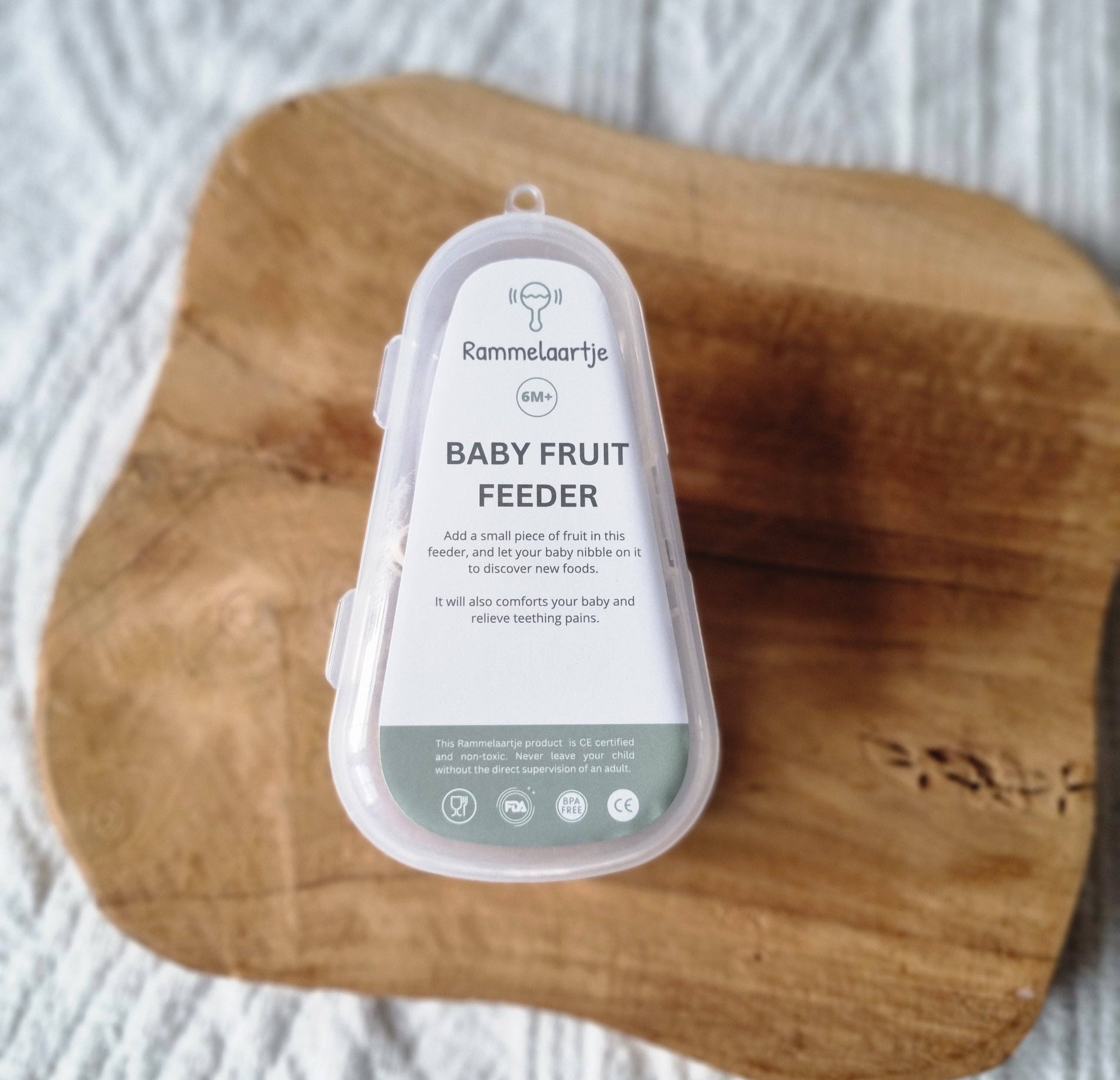 Fruit Feeder Pacifier - Sand Dotted