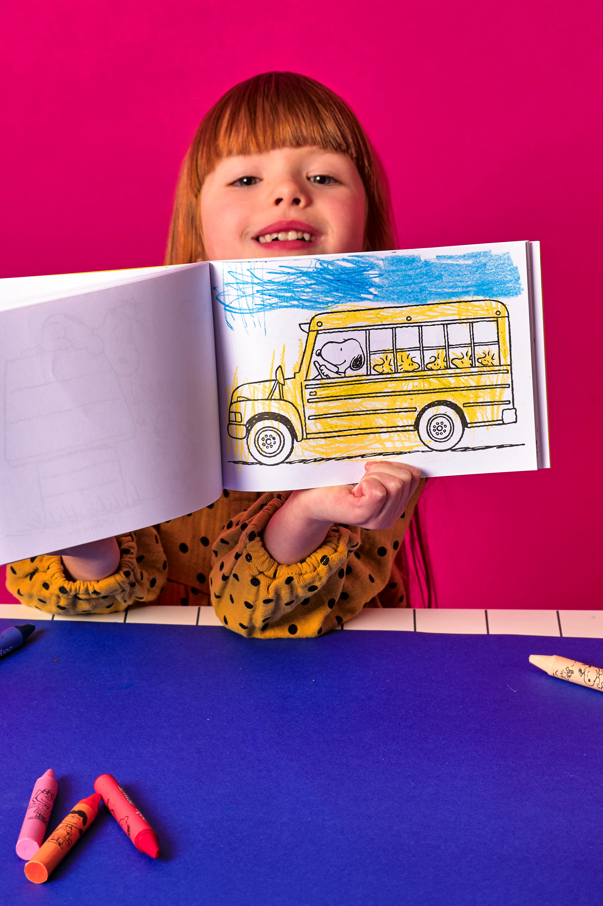 Snoopy School Coloring Travel Kit (9 Crayons)