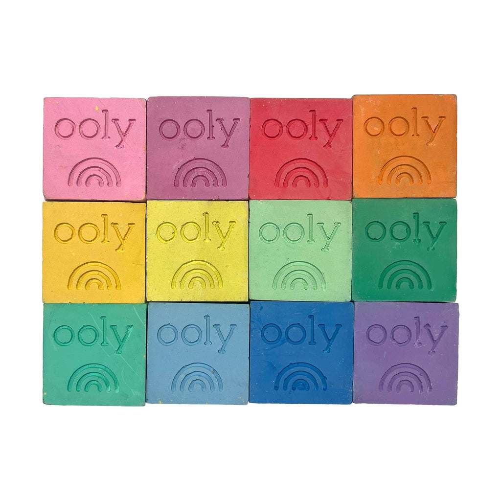 Chalk-O-Rama: Block Sidewalk Chalk (Set of 12)