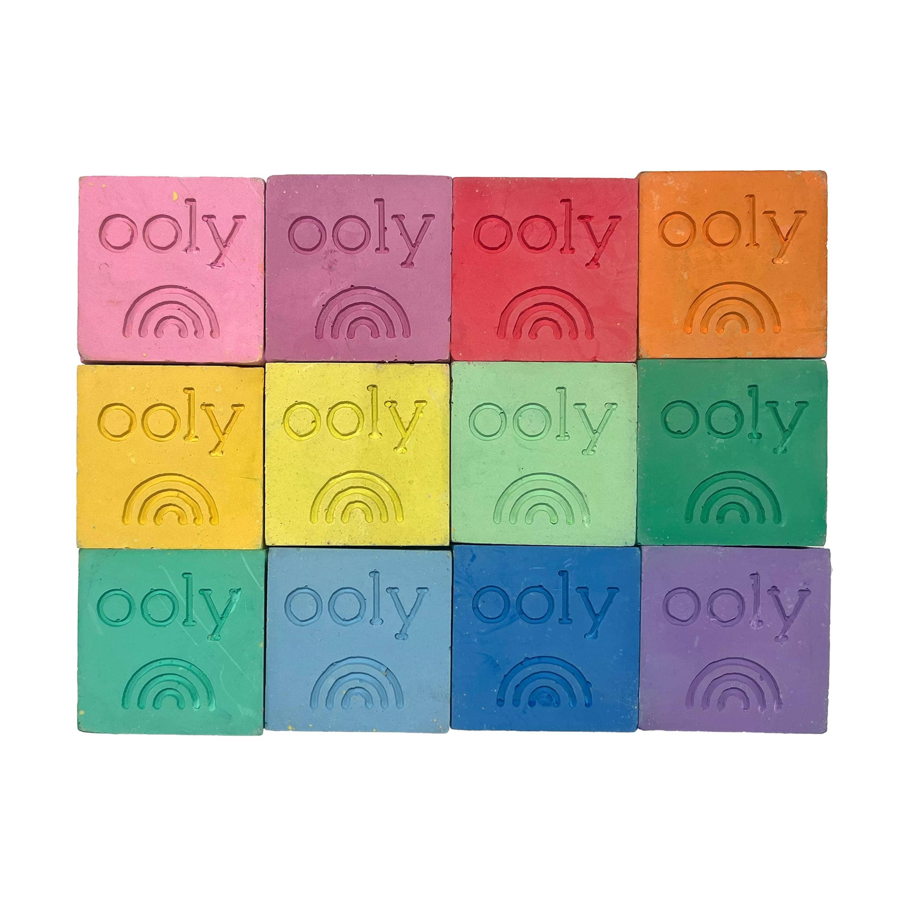 Chalk-O-Rama: Block Sidewalk Chalk (Set of 12)