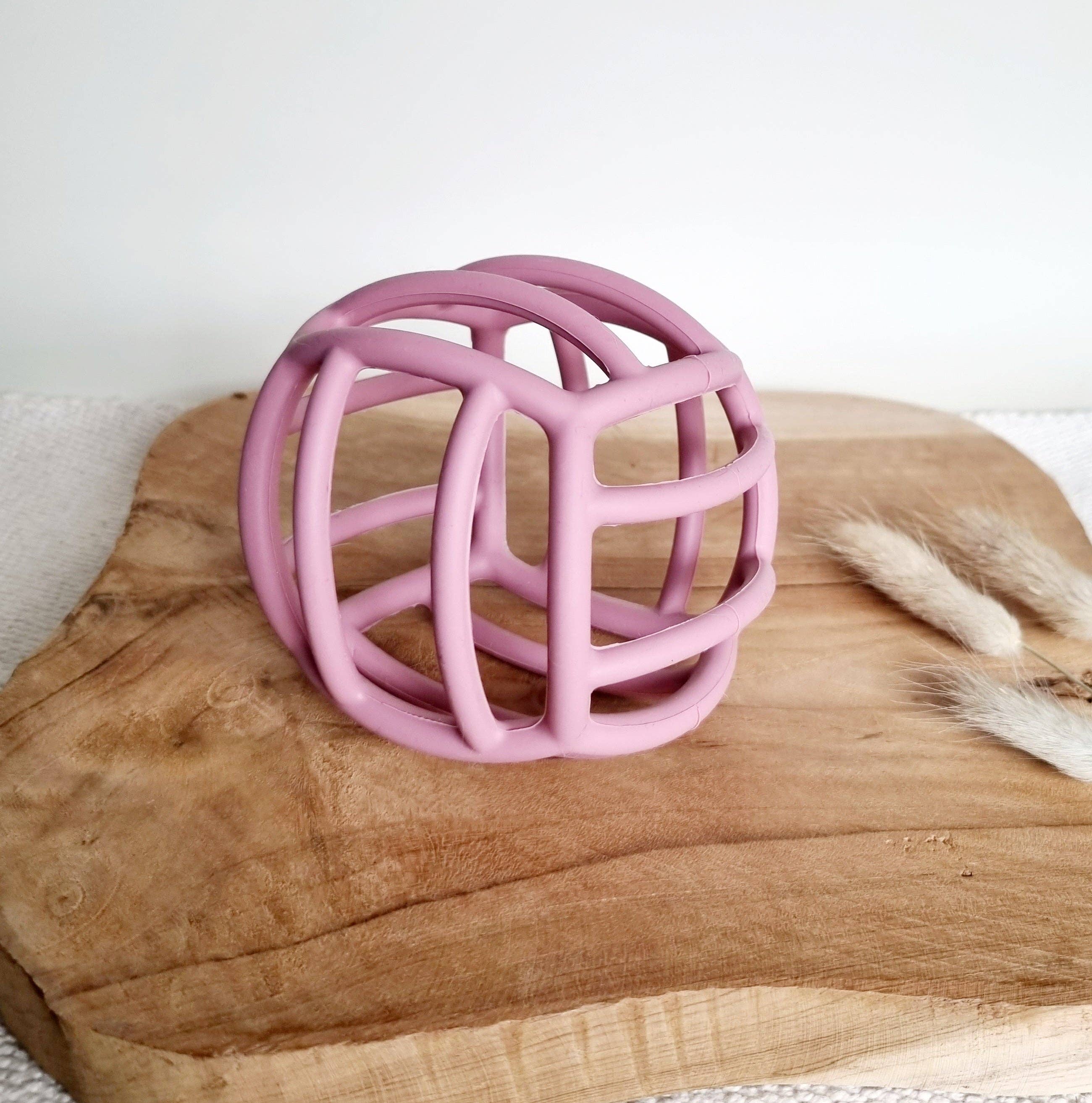 Silicone Flexible Motor Ball - Powder Pink