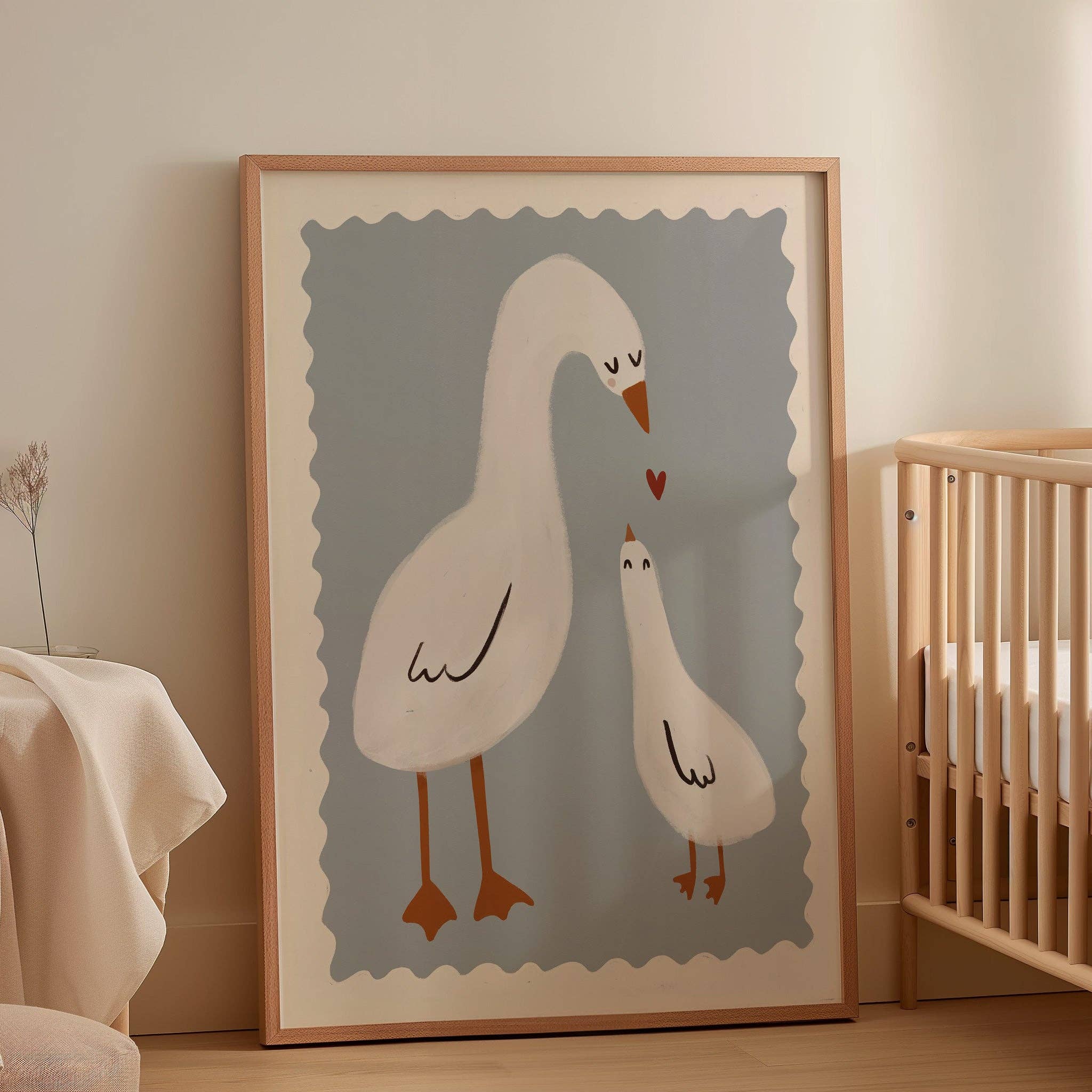 Nursery Print - Mama Duck