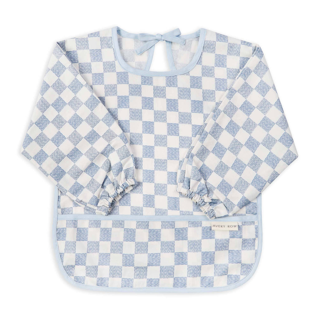Organic Cotton Sleeved Bib -  Waves