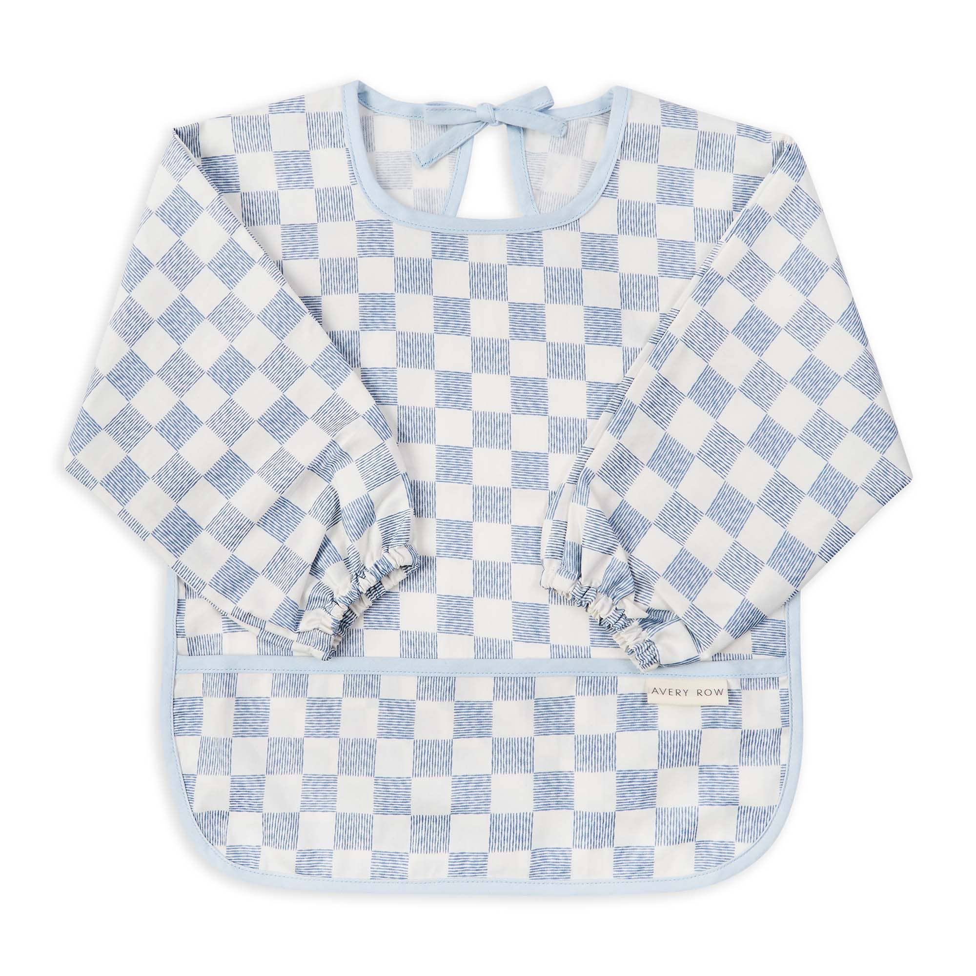 Organic Cotton Sleeved Bib -  Waves