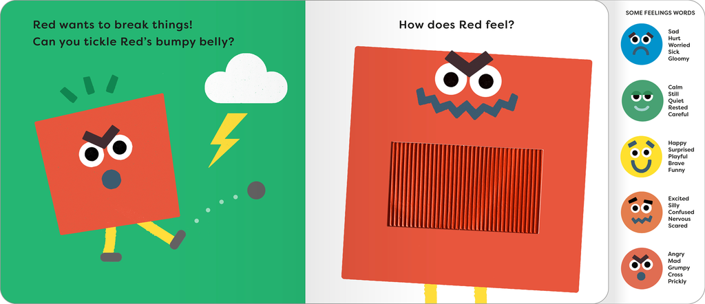 The Feelings Book: Touch-And-Feel Emotions