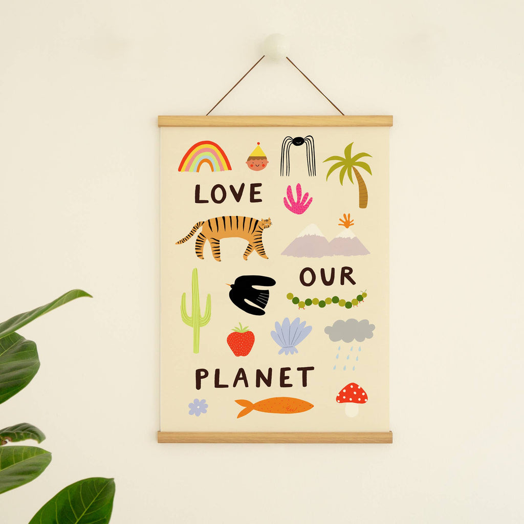 Love Our Planet Art Print