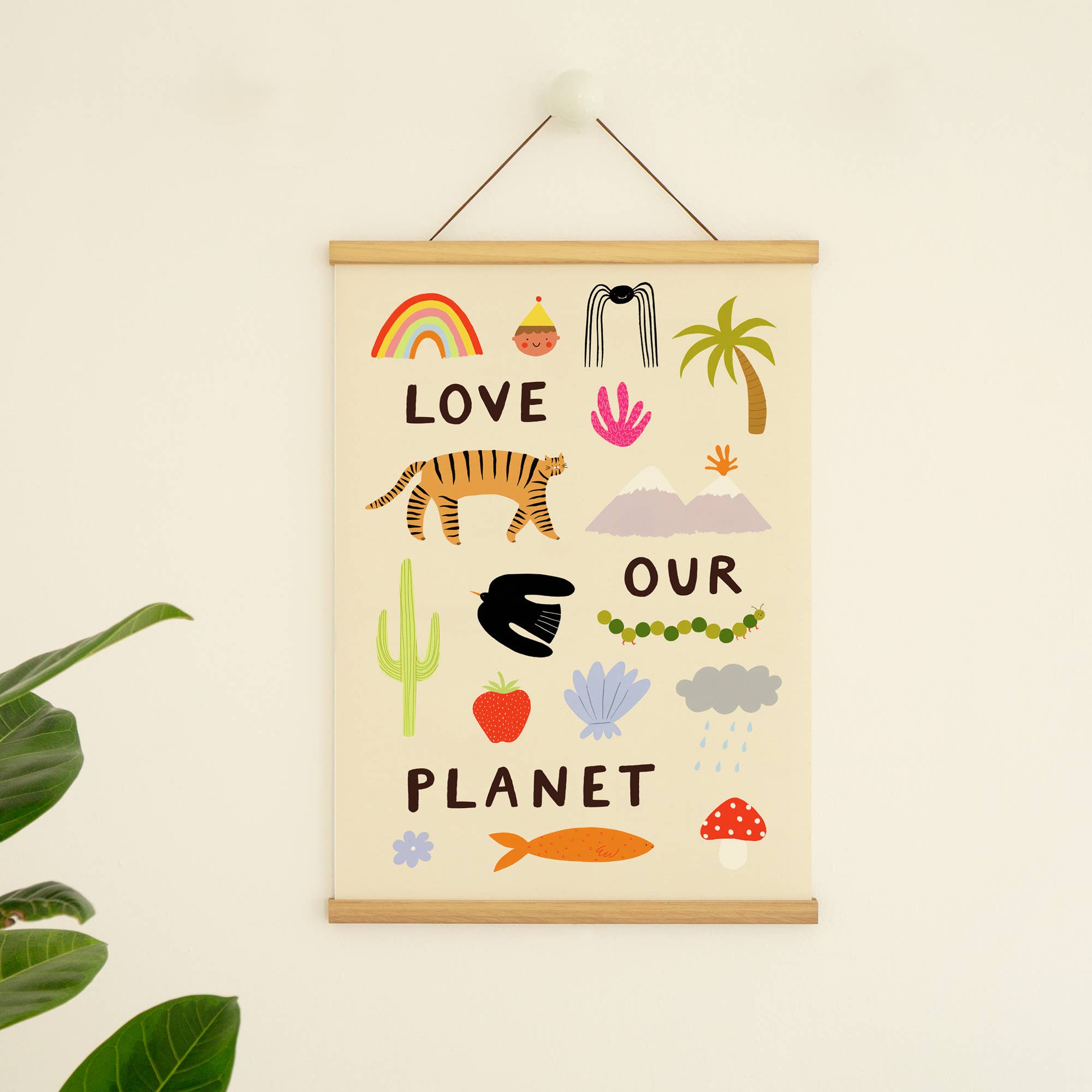 Love Our Planet Art Print