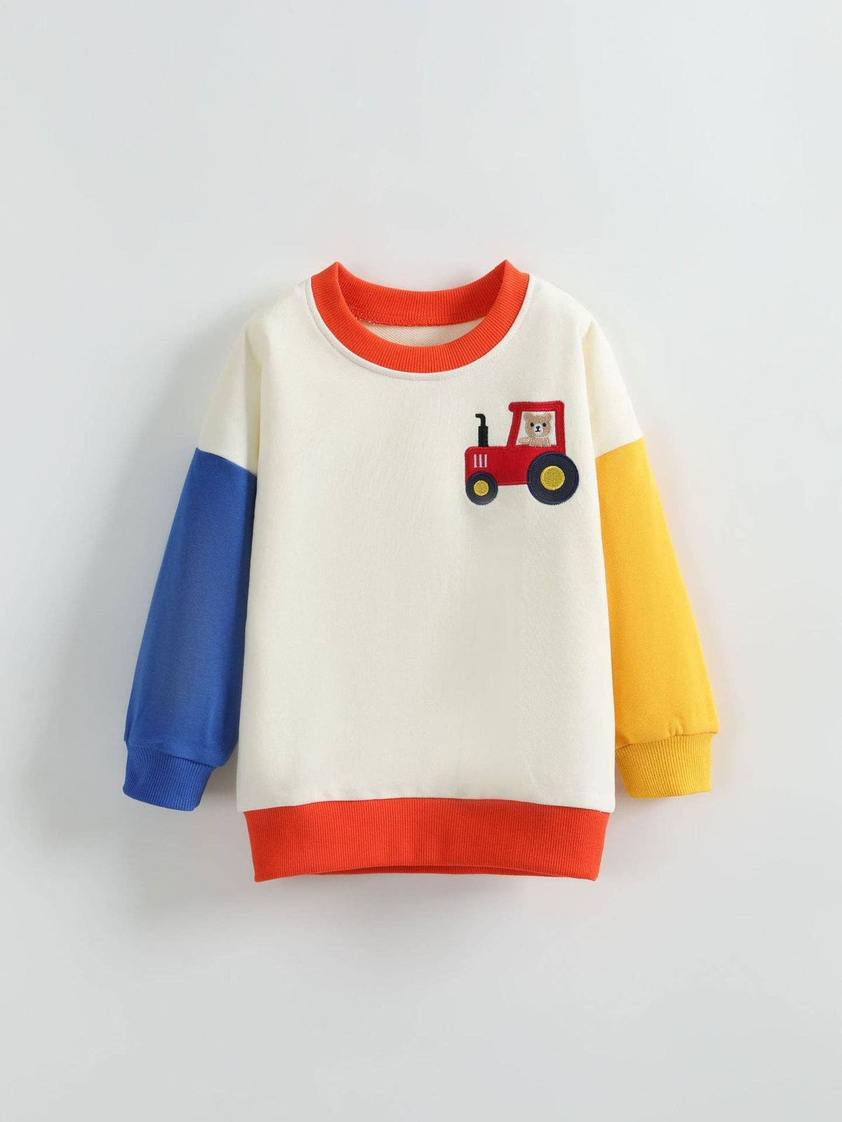 Kids Sweatshirt - Bear in Tractor