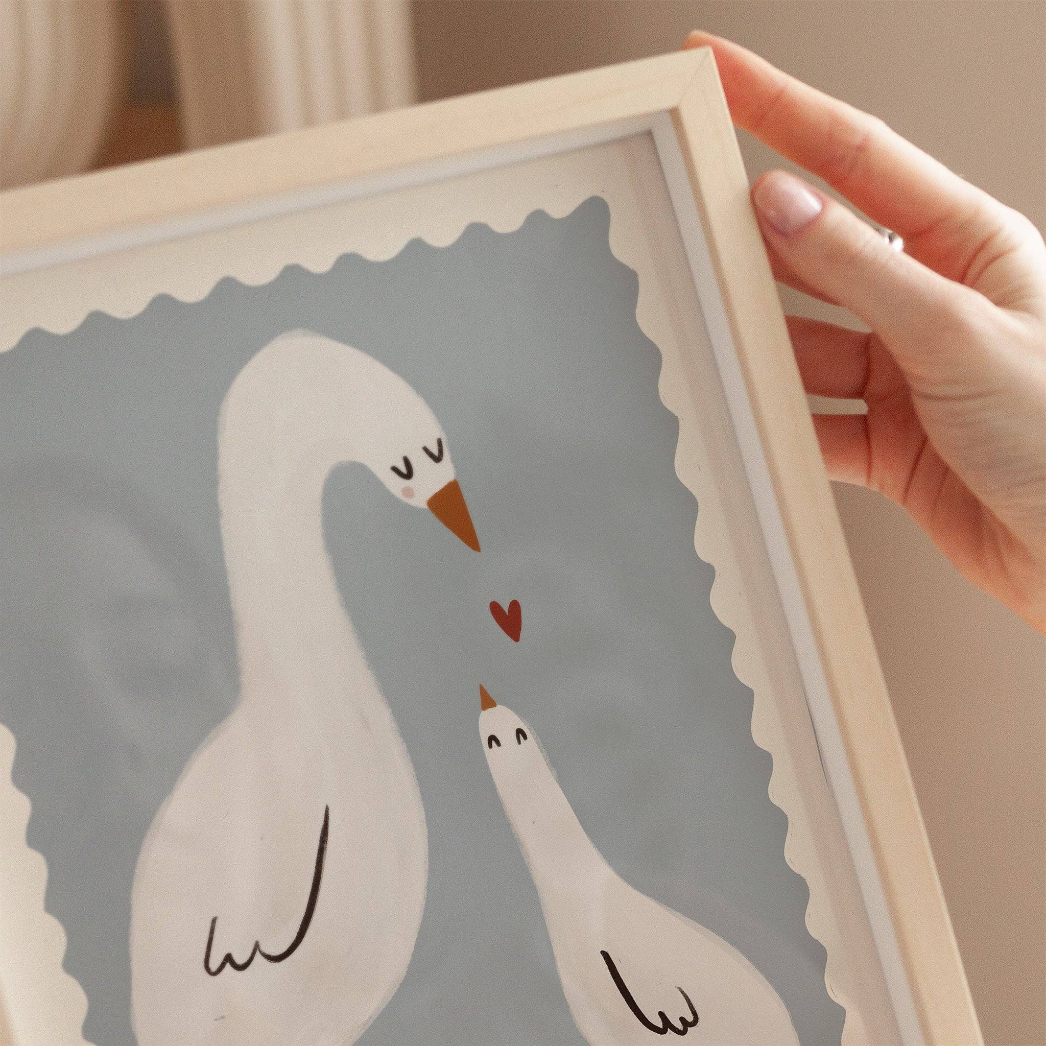 Nursery Print - Mama Duck