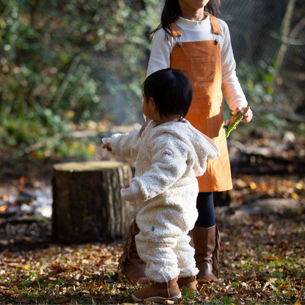 Organic Sherpa Fleece Hooded Snug As A Bug Suit