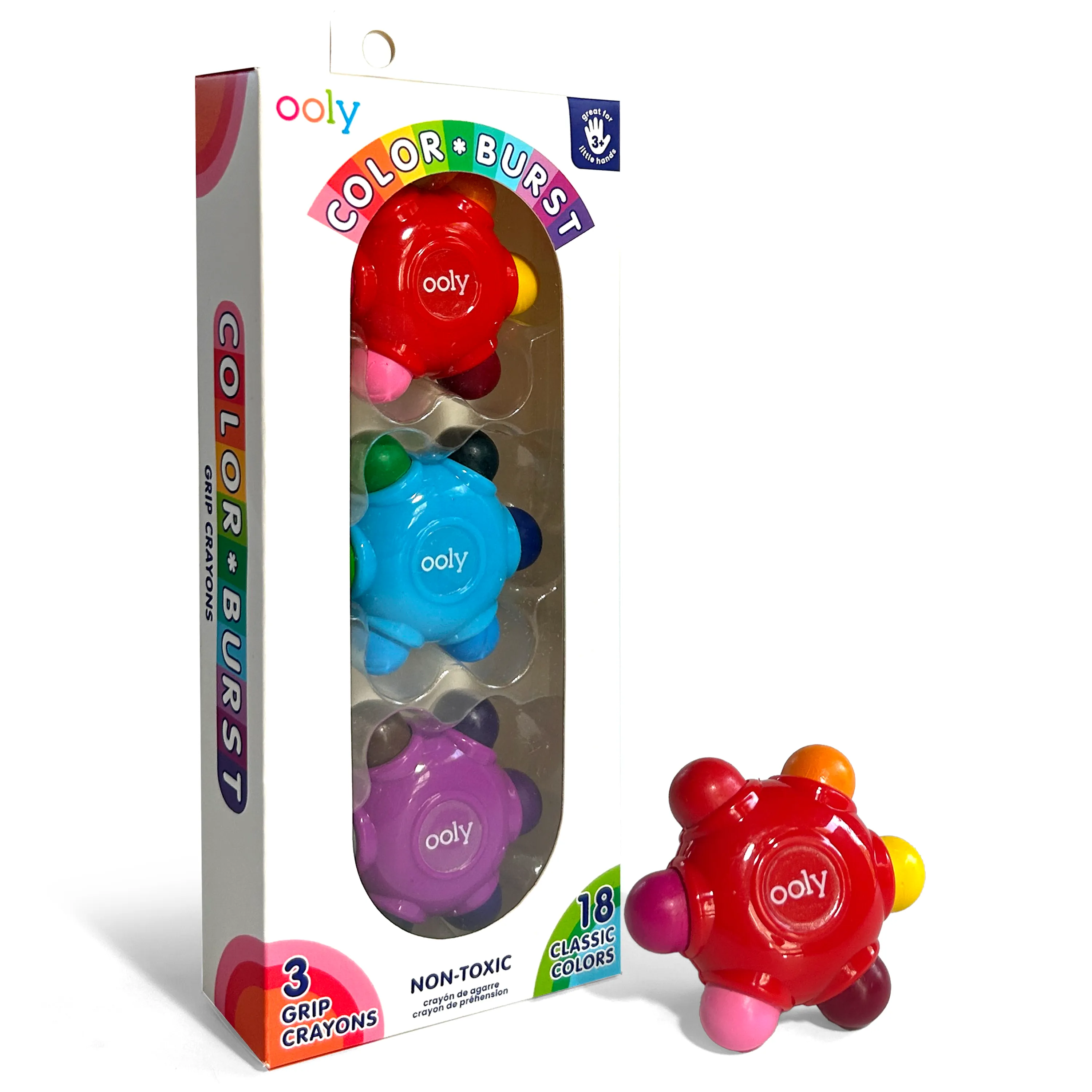 Color Burst: Grip Crayons (Set of 3)