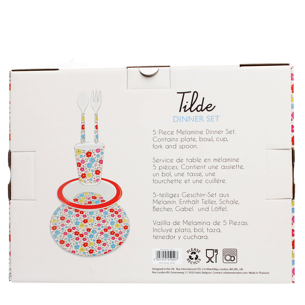Melamine Dinner 5 Piece Dinner Set - Tilde