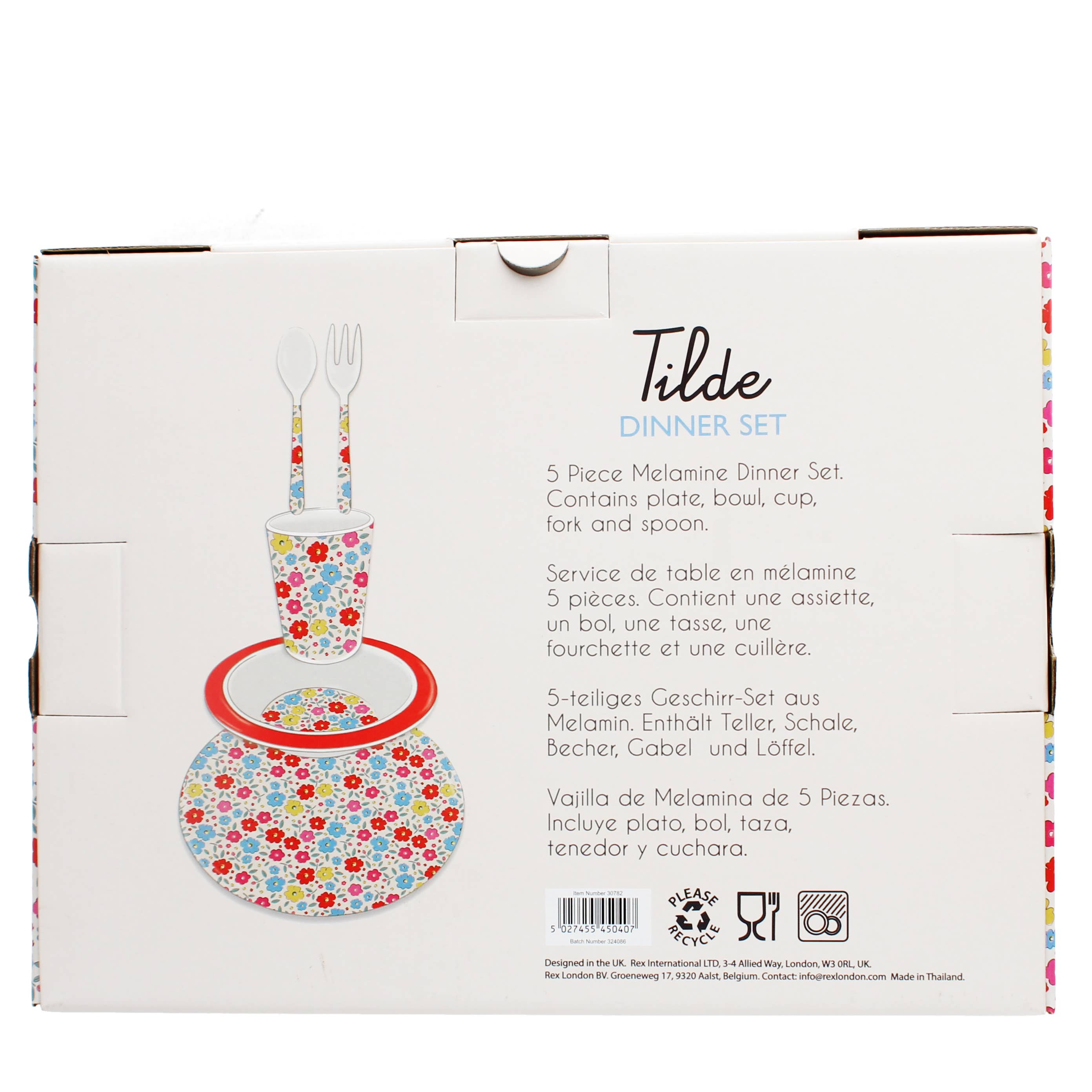 Melamine Dinner 5 Piece Dinner Set - Tilde