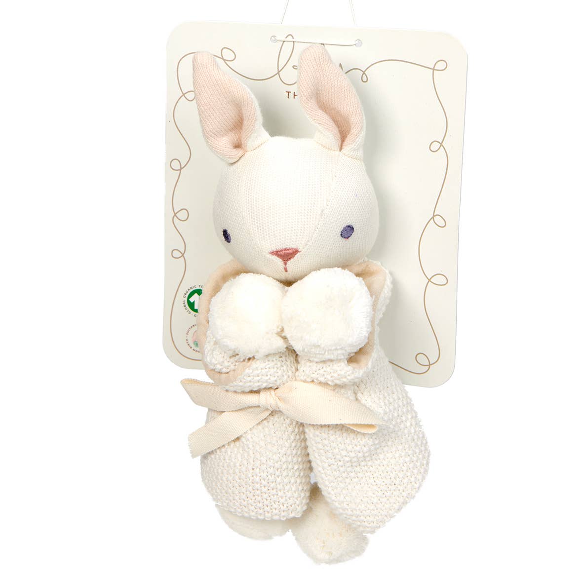 Cream Bunny Organic Comforter