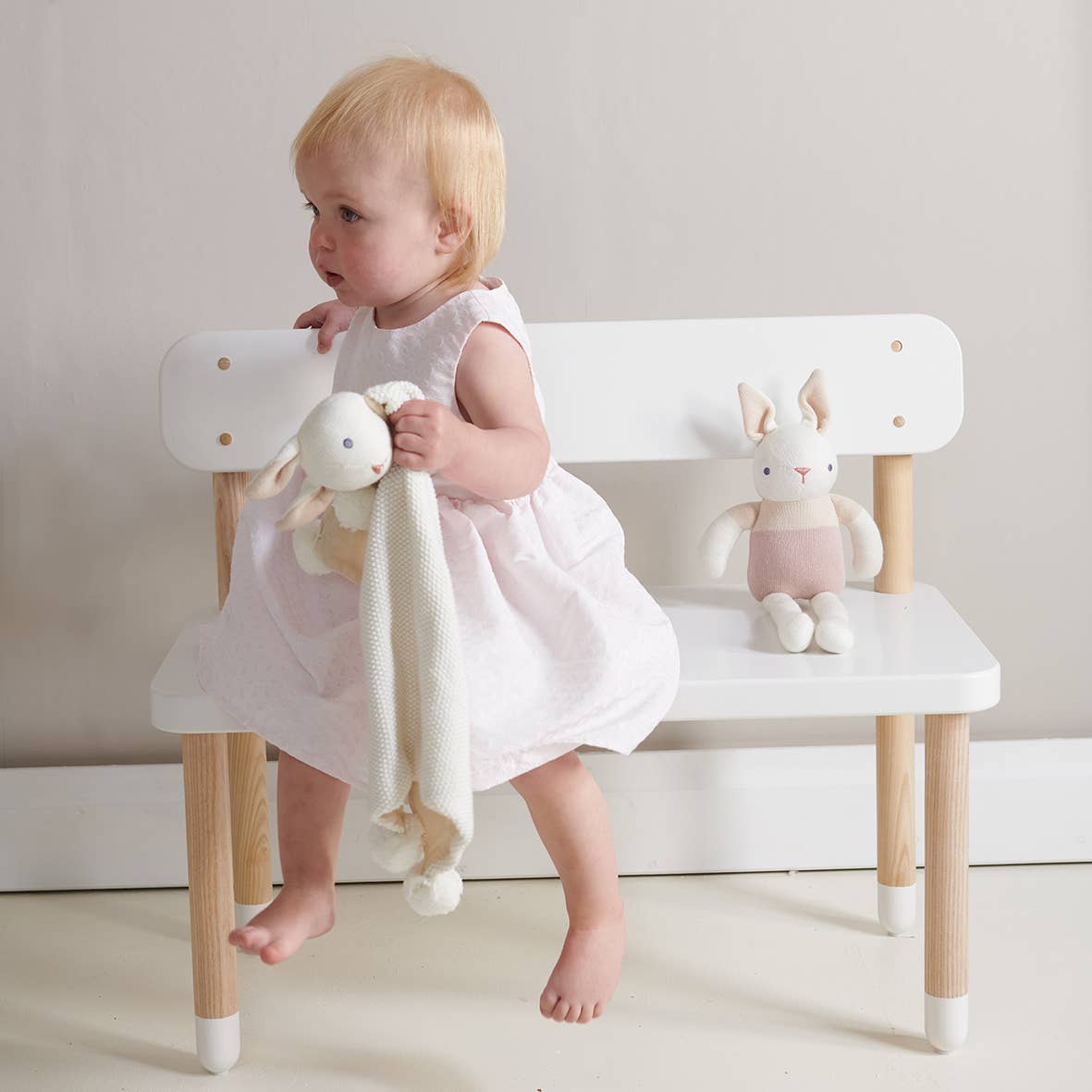Cream Bunny Organic Comforter