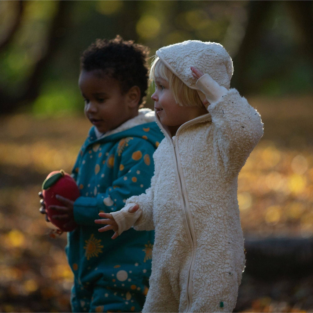 Organic Sherpa Fleece Hooded Snug As A Bug Suit