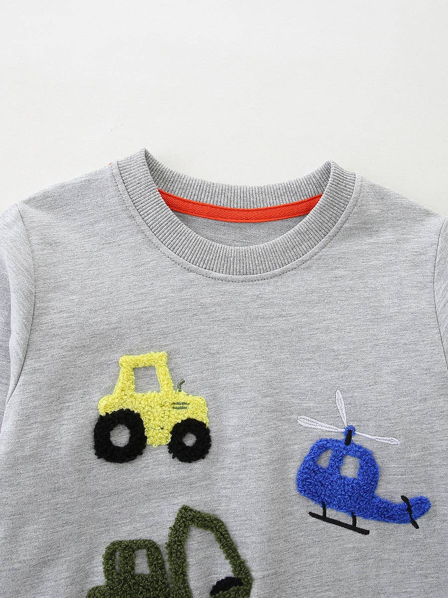 Kids Sweatshirt - Truck Print
