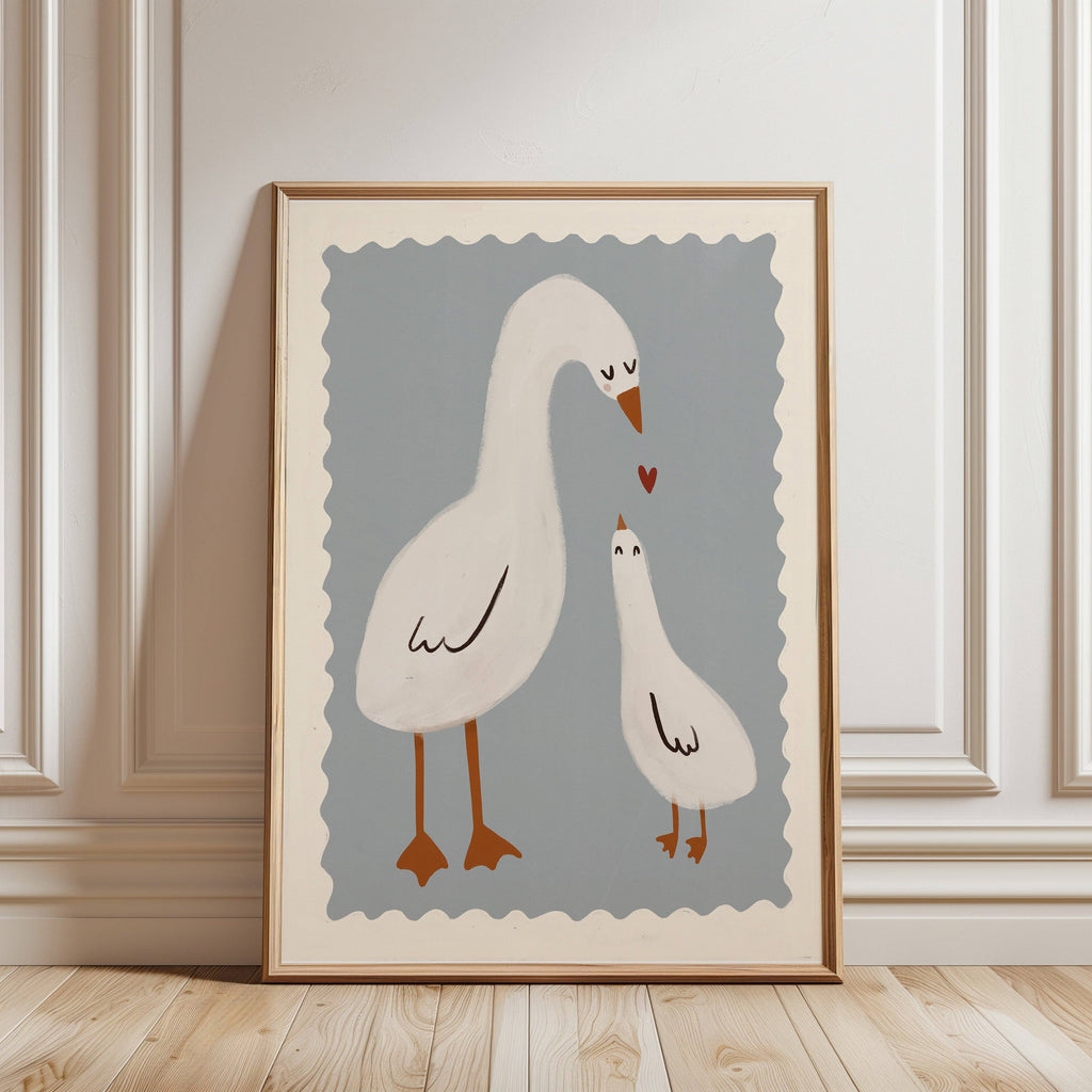 Nursery Print - Mama Duck