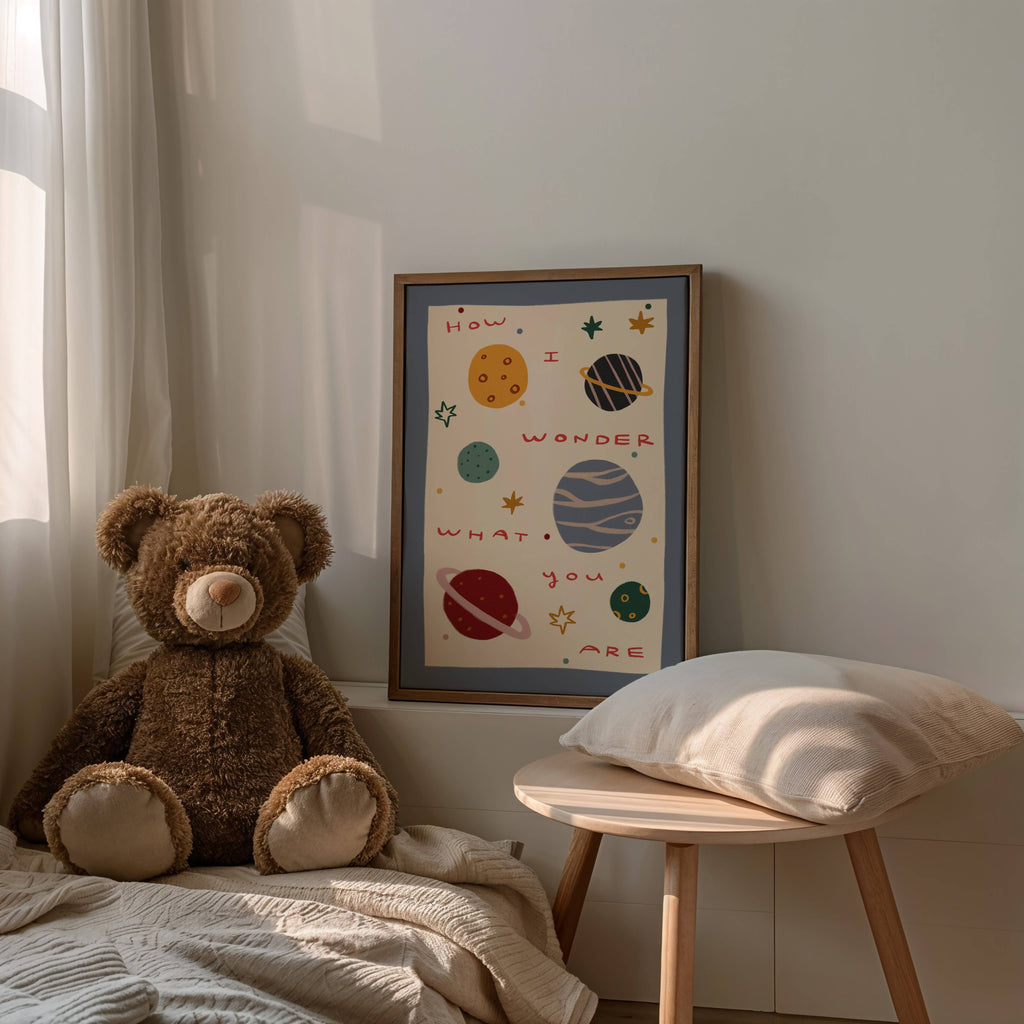Nursery Print - Planets & Stars