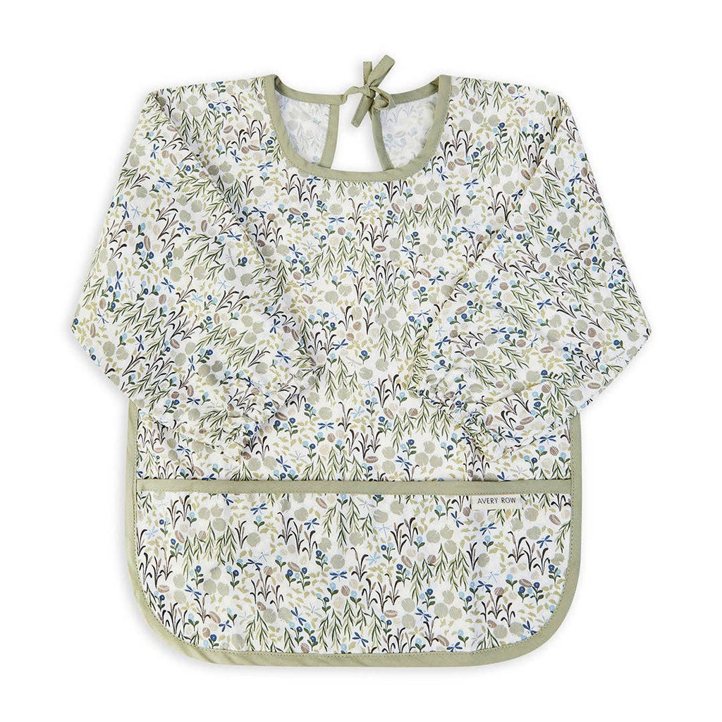 Organic Cotton Sleeved Bib - Riverbank