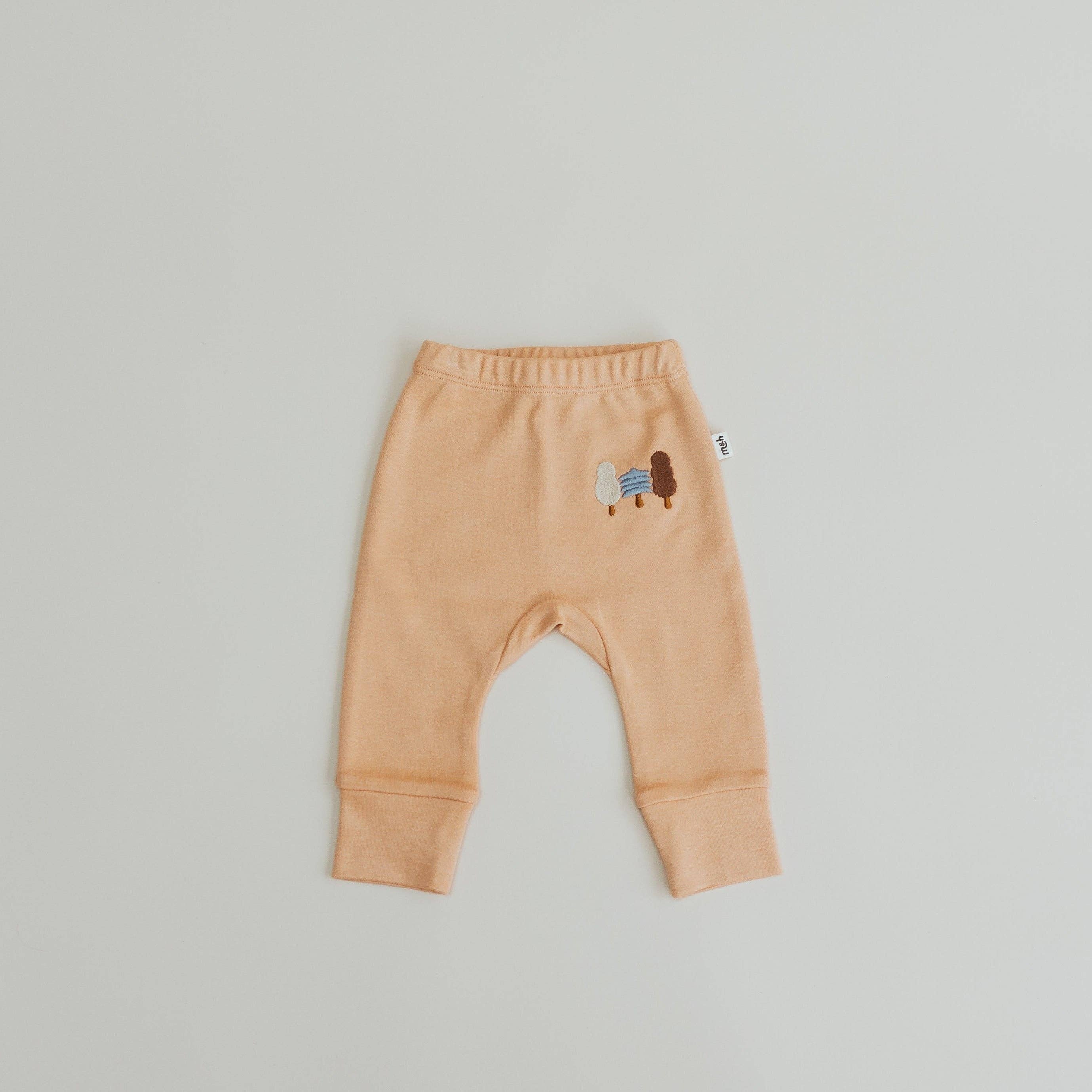 Organic Cotton Leggings in Clay