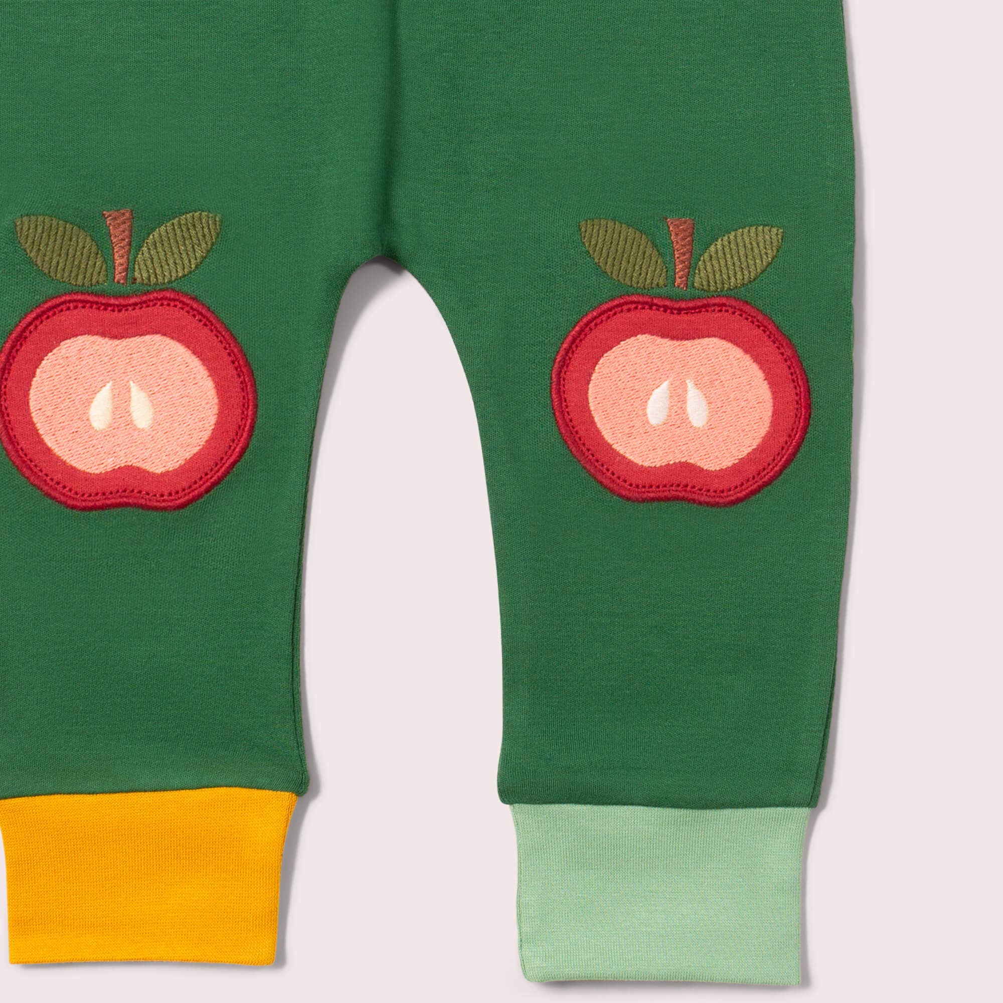 Red Apples Knee Patch Joggers