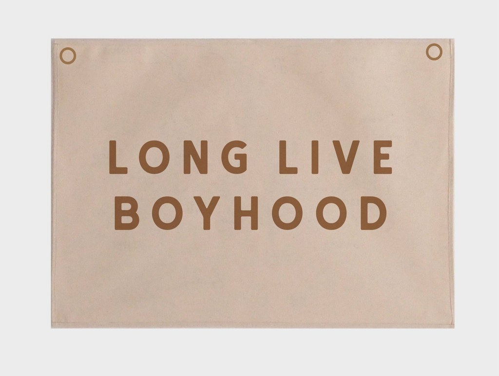 Long Live Boyhood Bold Wall Hanging