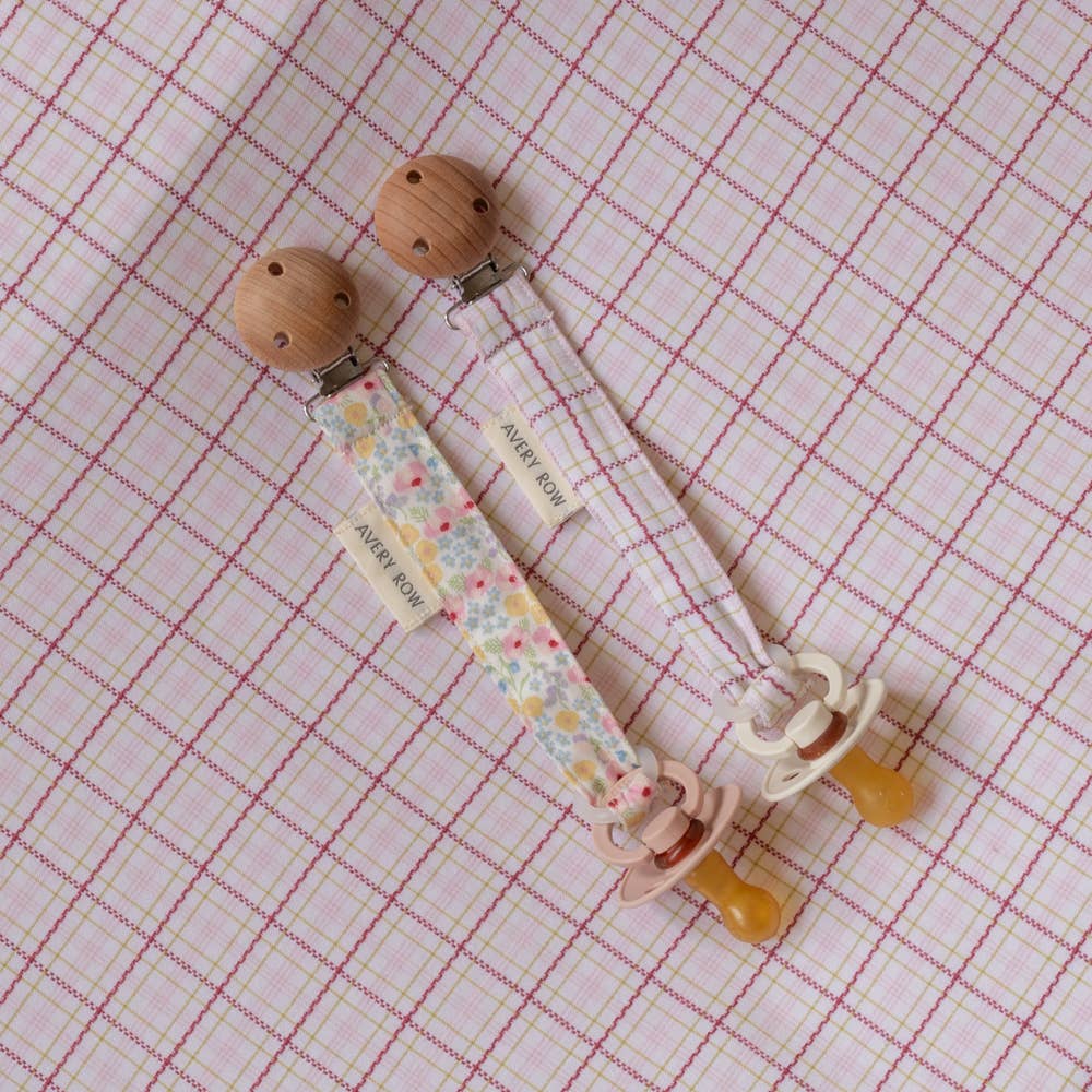 Pacifier holder - Wildflower Garden