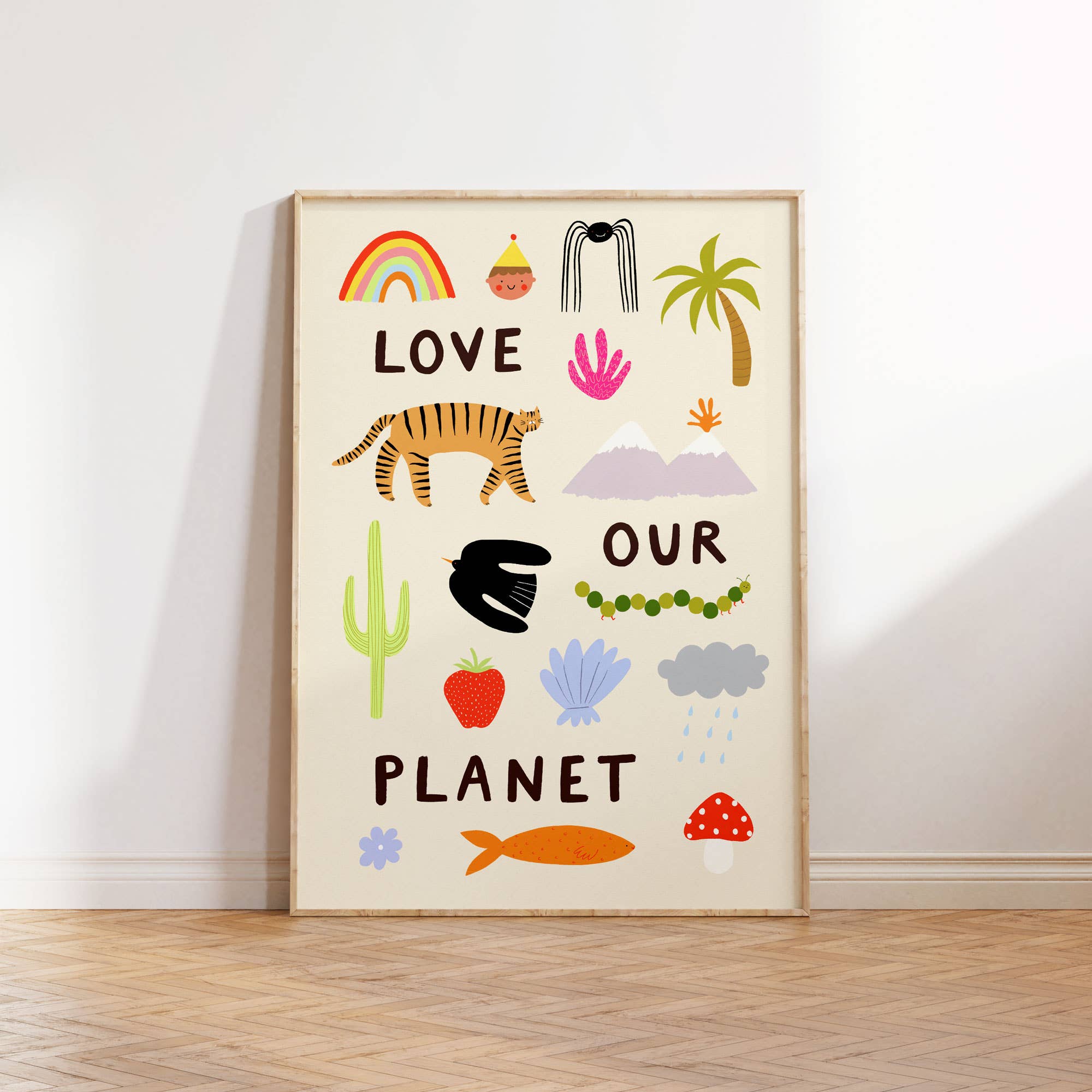 Love Our Planet Art Print