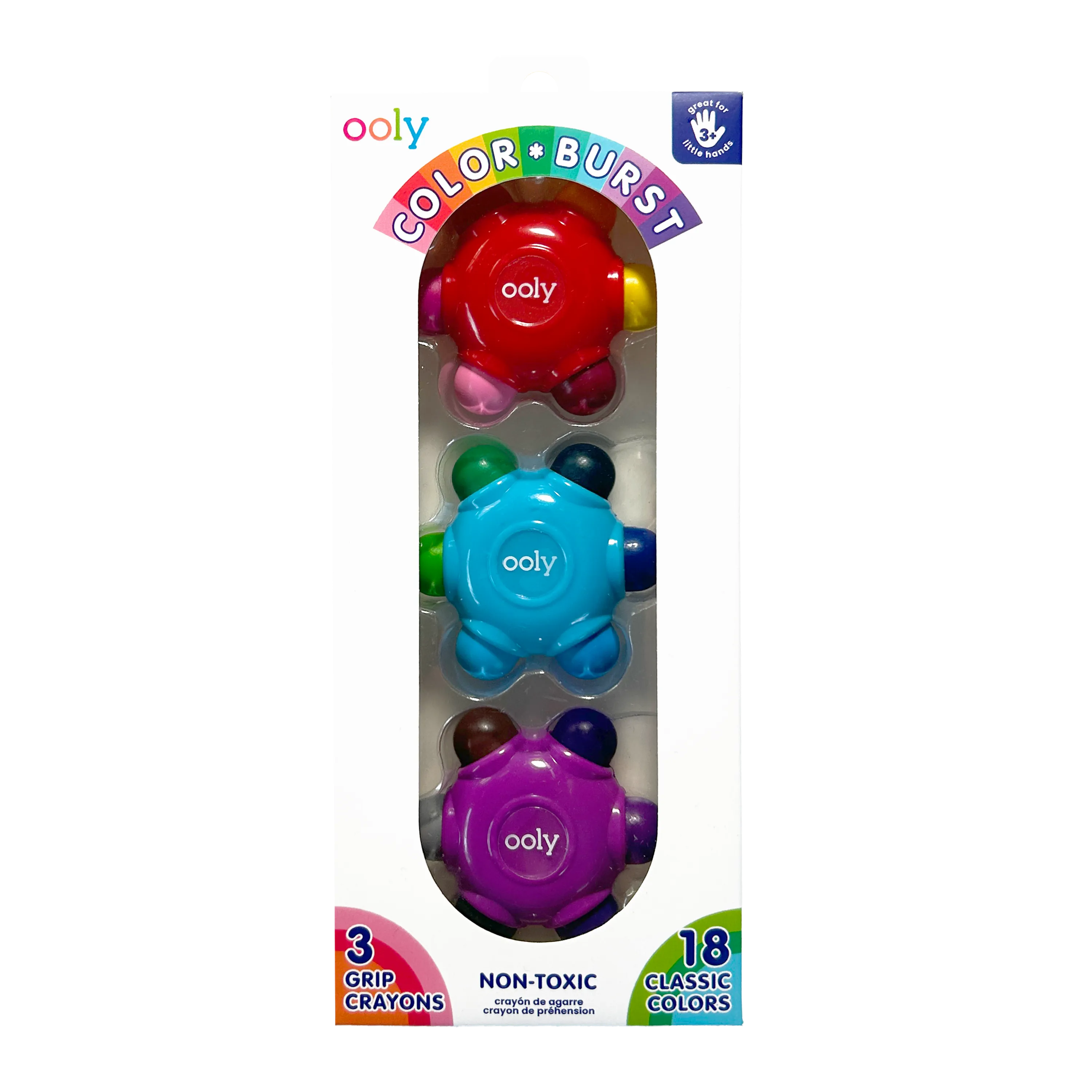 Color Burst: Grip Crayons (Set of 3)