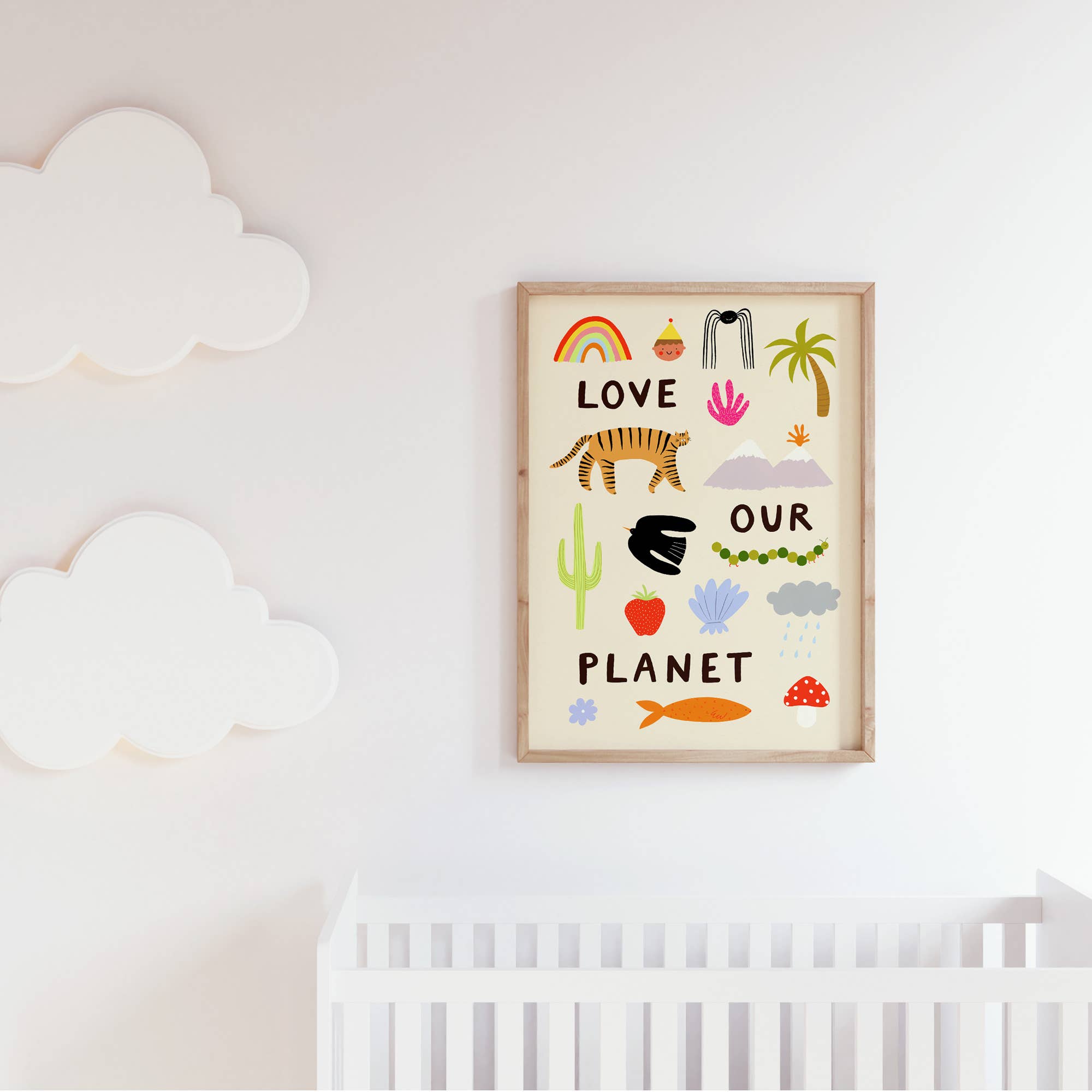 Love Our Planet Art Print