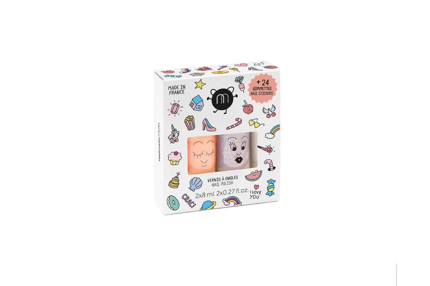 Nail Art Set - Flamingo & Polly