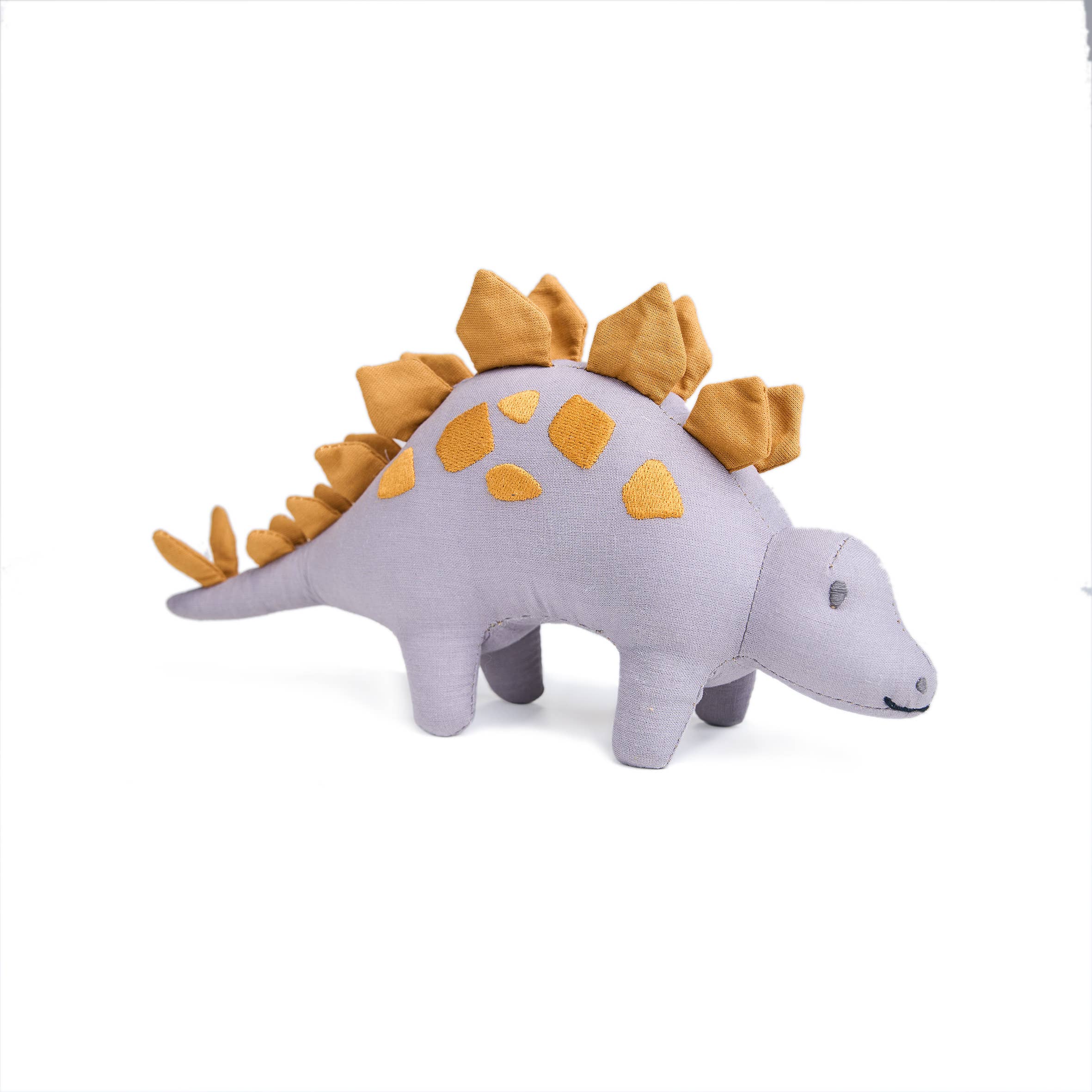 Linen Dinosaur Toy - Steggy the Stegosaurus