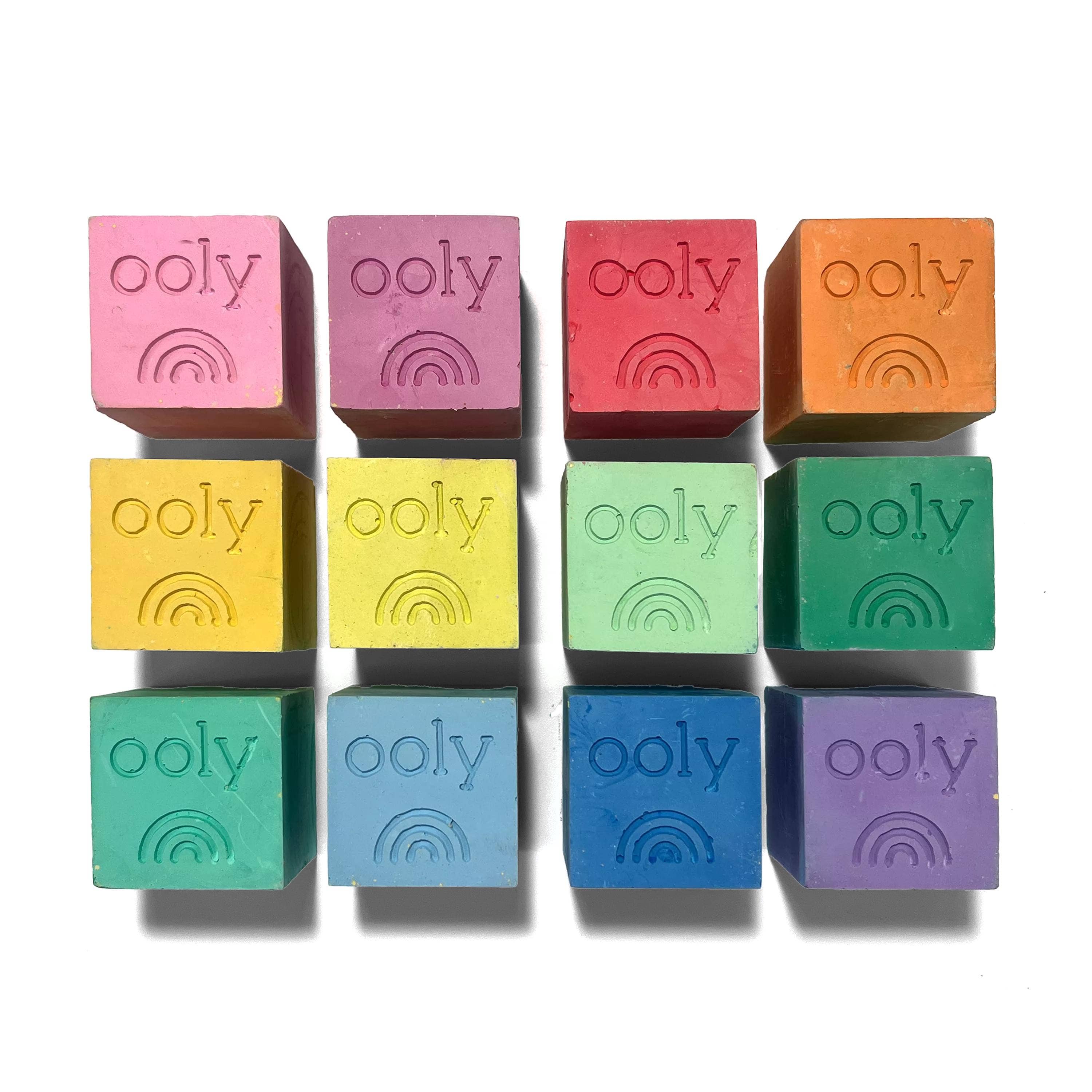 Chalk-O-Rama: Block Sidewalk Chalk (Set of 12)