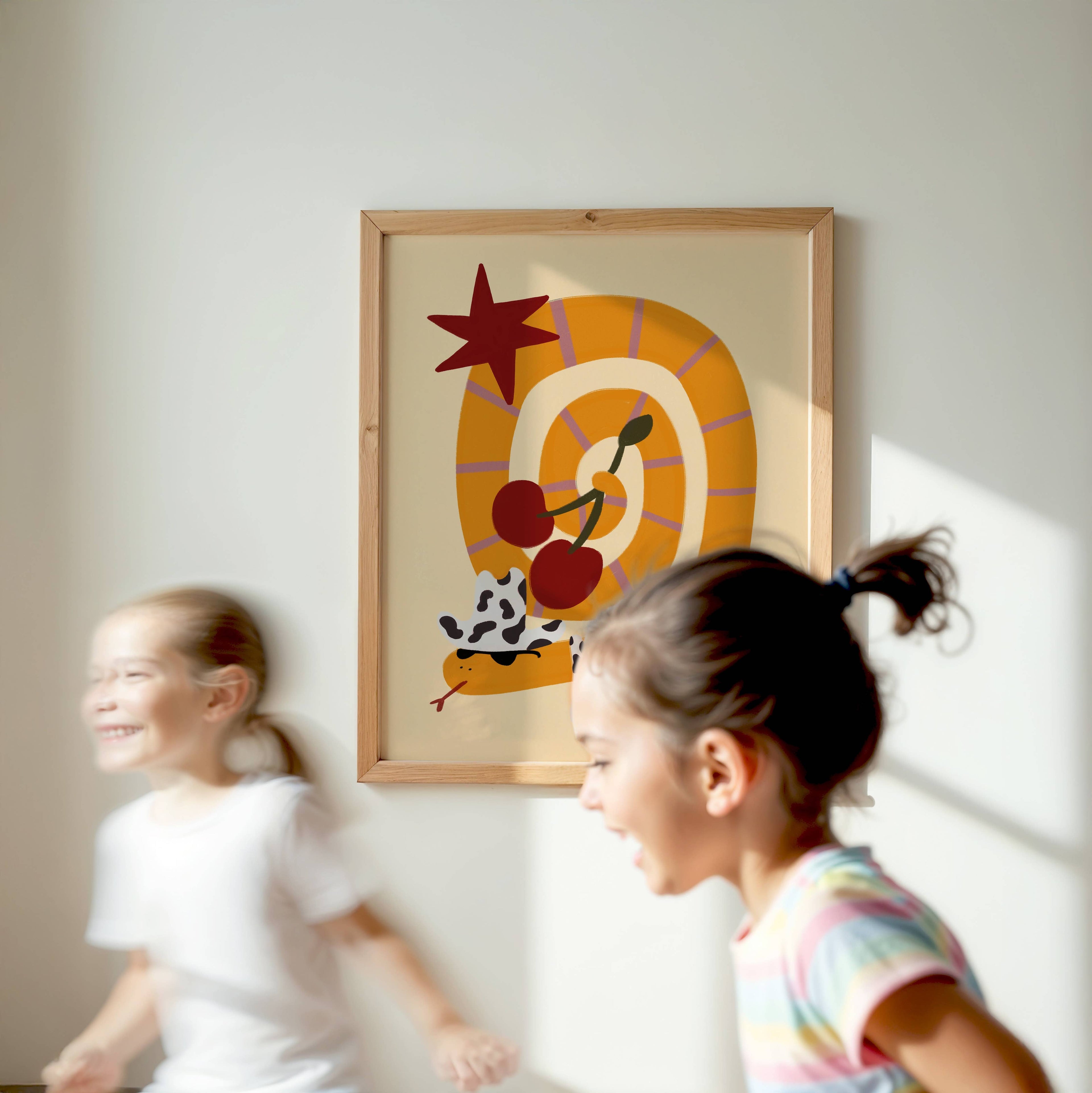 Nursery Print - Cowboy Wild West Snake