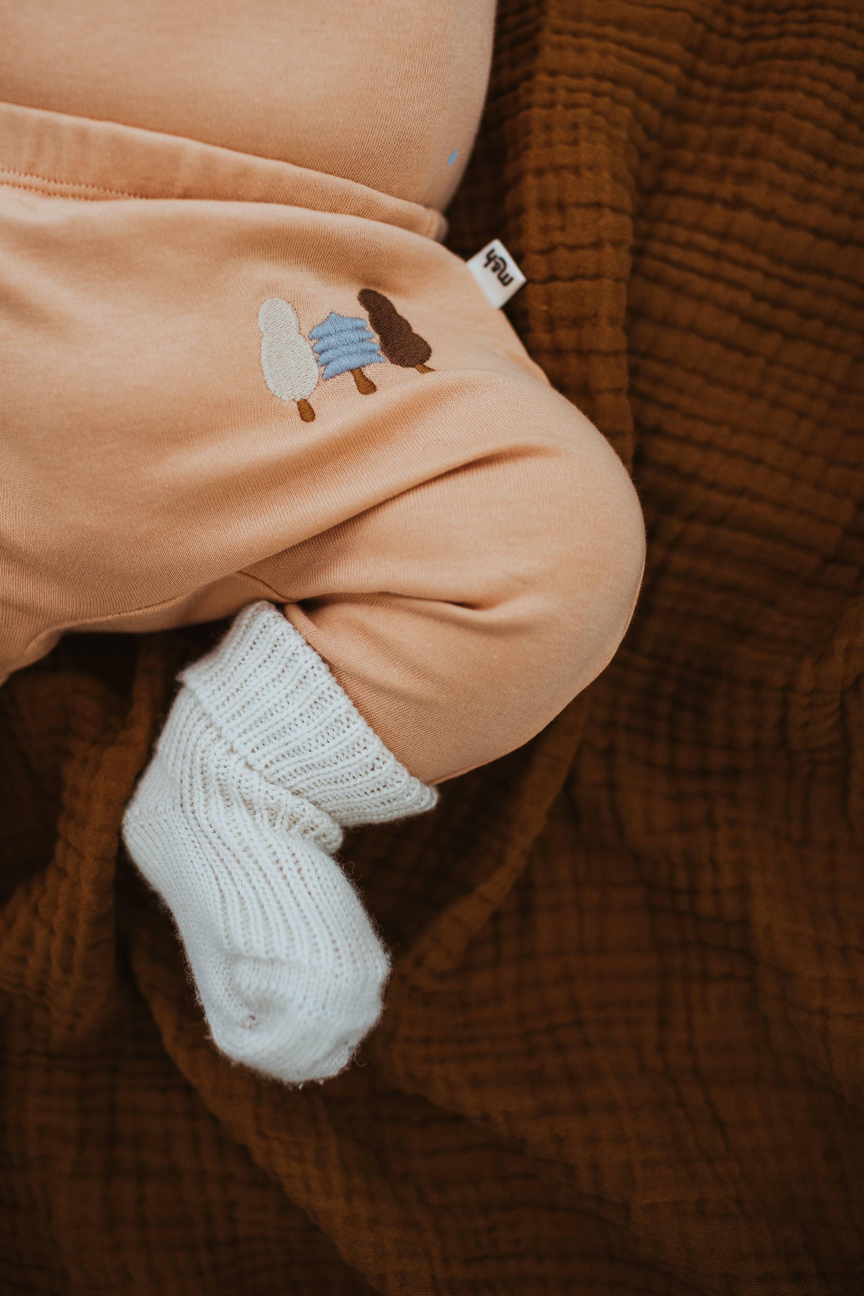 Organic Cotton Leggings in Clay