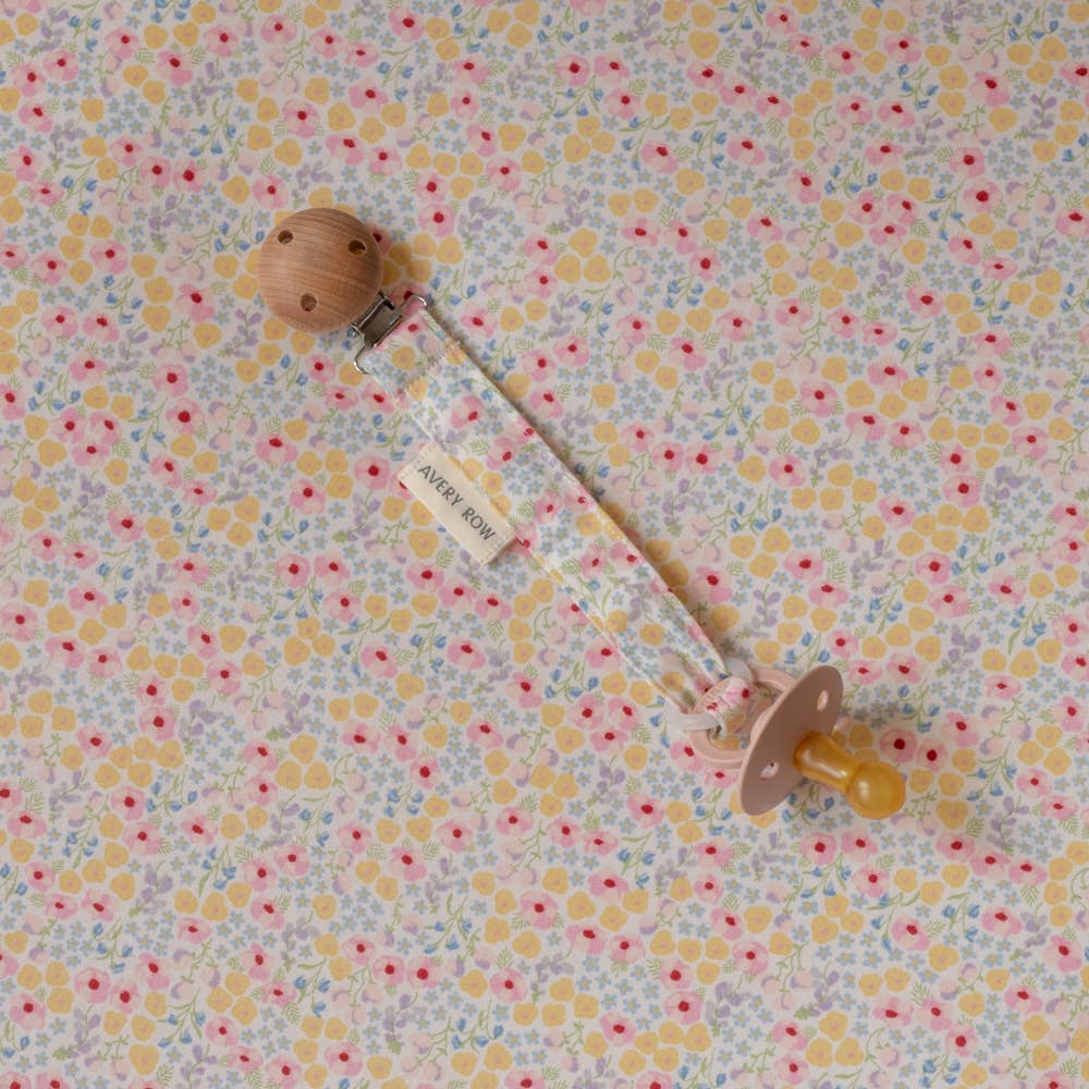 Pacifier holder - Wildflower Garden