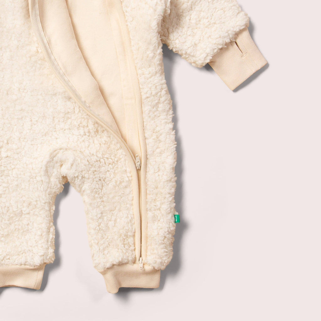 Organic Sherpa Fleece Hooded Snug As A Bug Suit