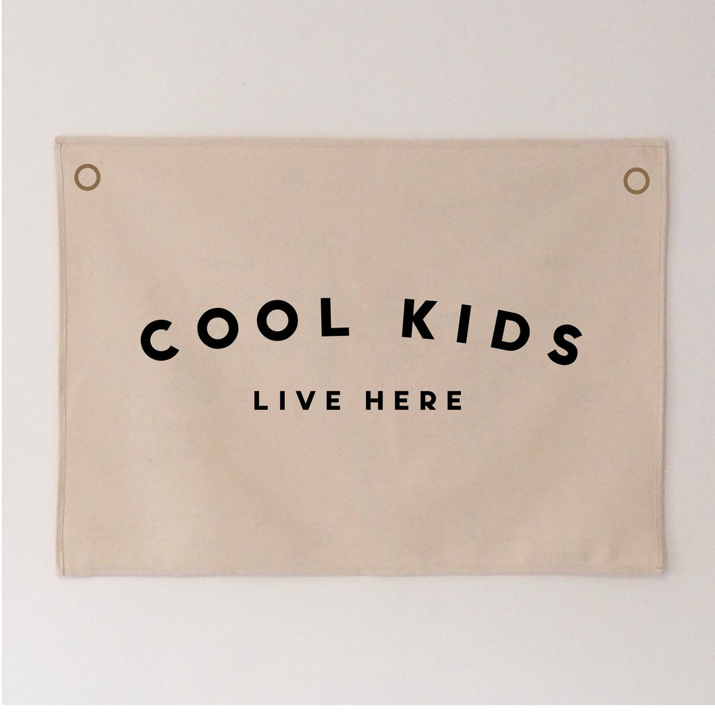 Cool Kids Live Here Wall Hanging