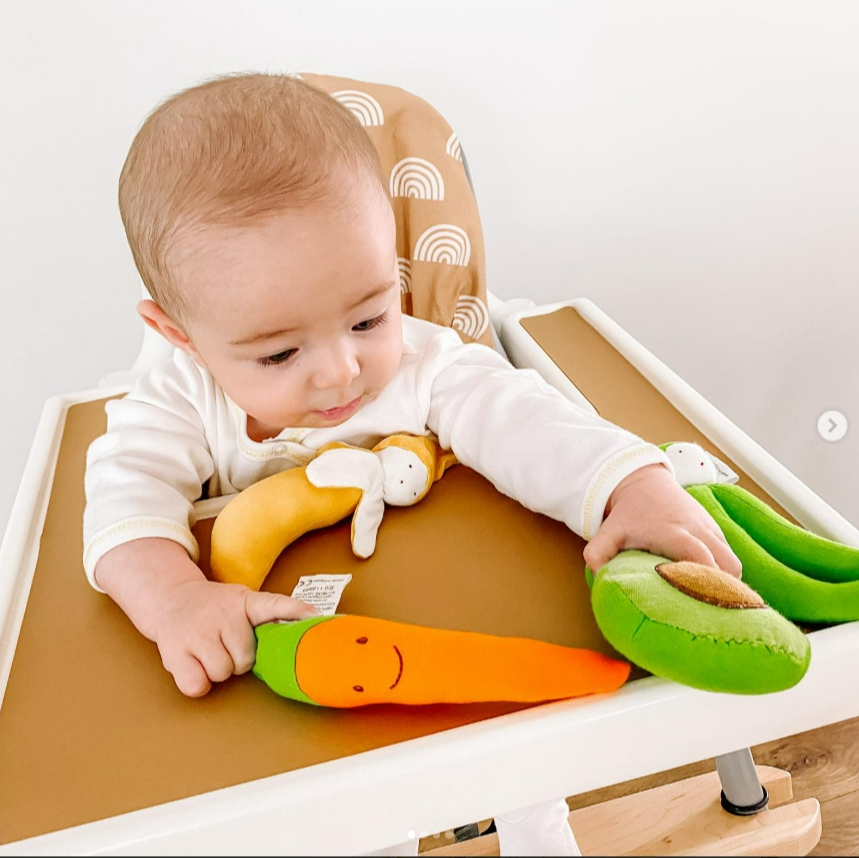 Organic Cotton Carrot Baby Toy