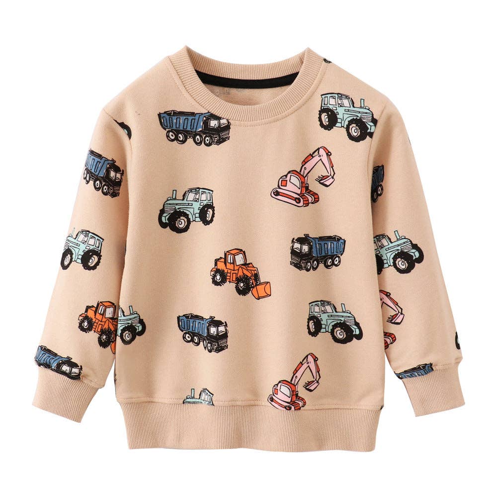 Kids Sweatshirt - Vehicles