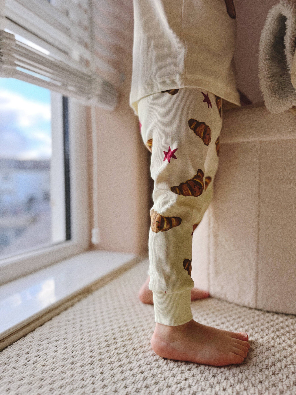 Kids Pyjamas - Merci Croissants Print