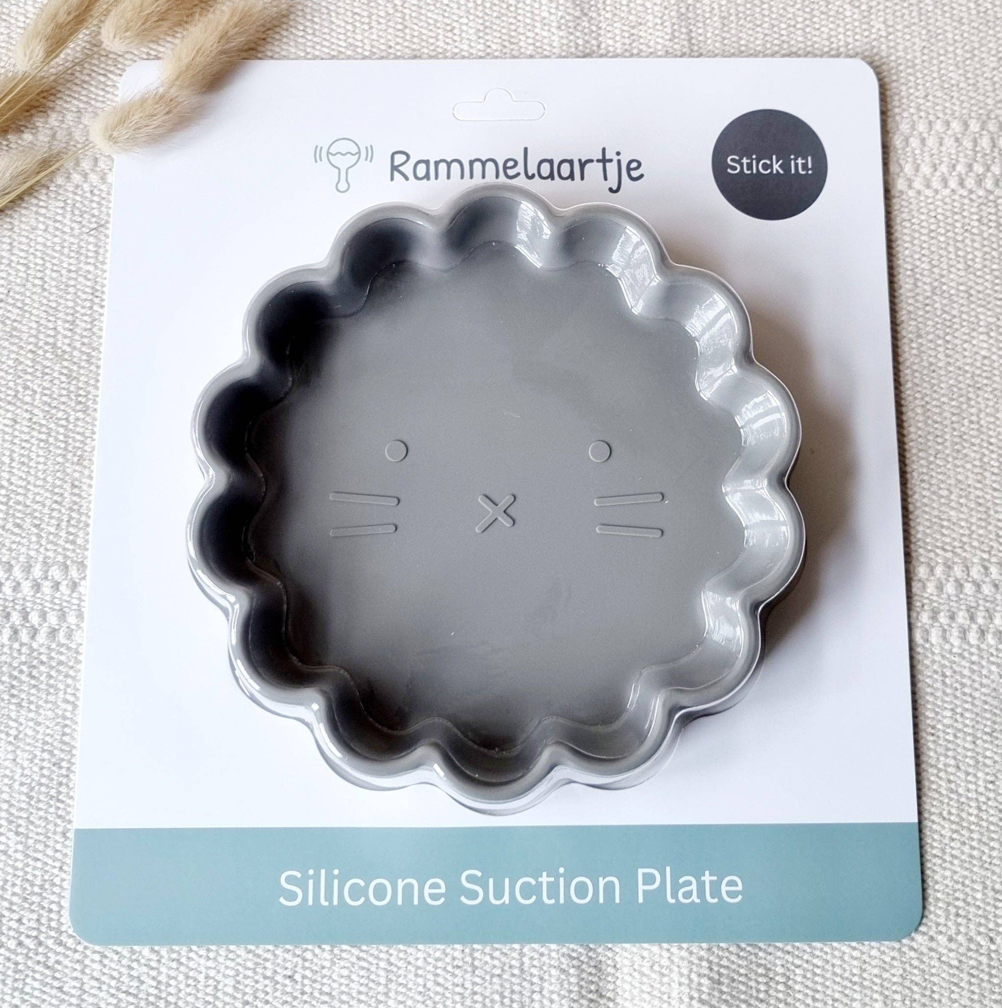 Silicone Lion Plate - Sage