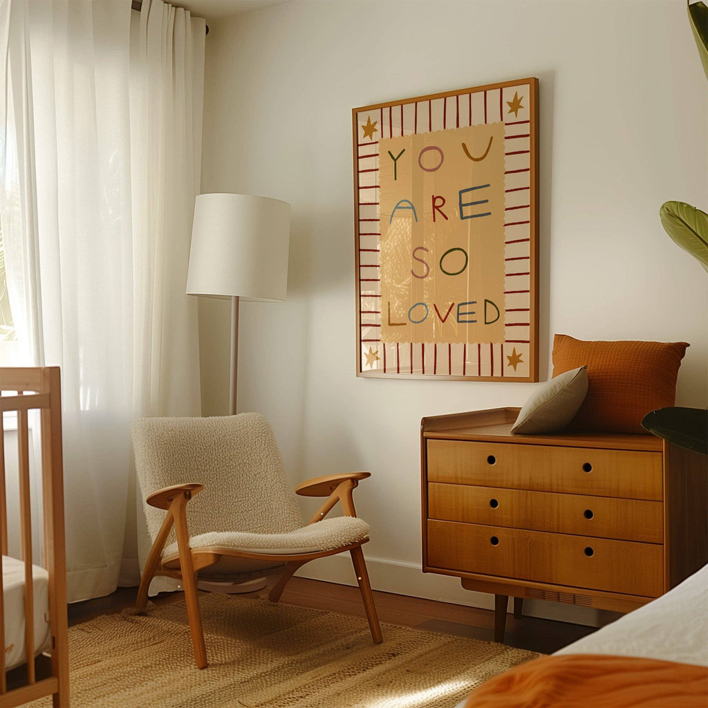 Nursery Print - You Are So Loved