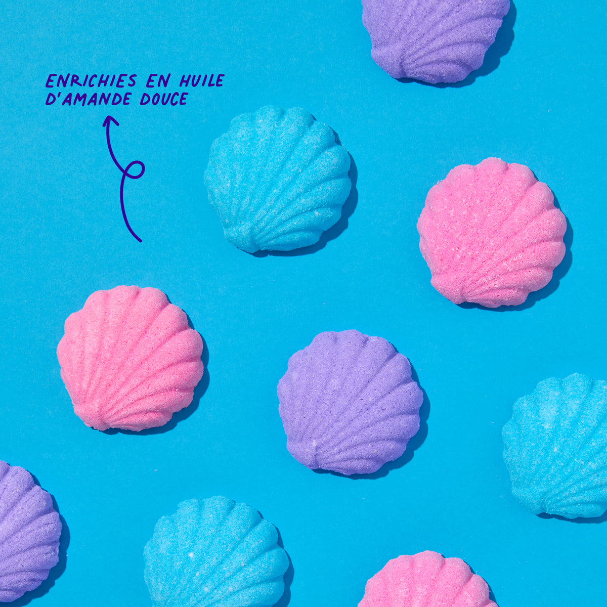 Set of 7 Bath Bombs - Shells